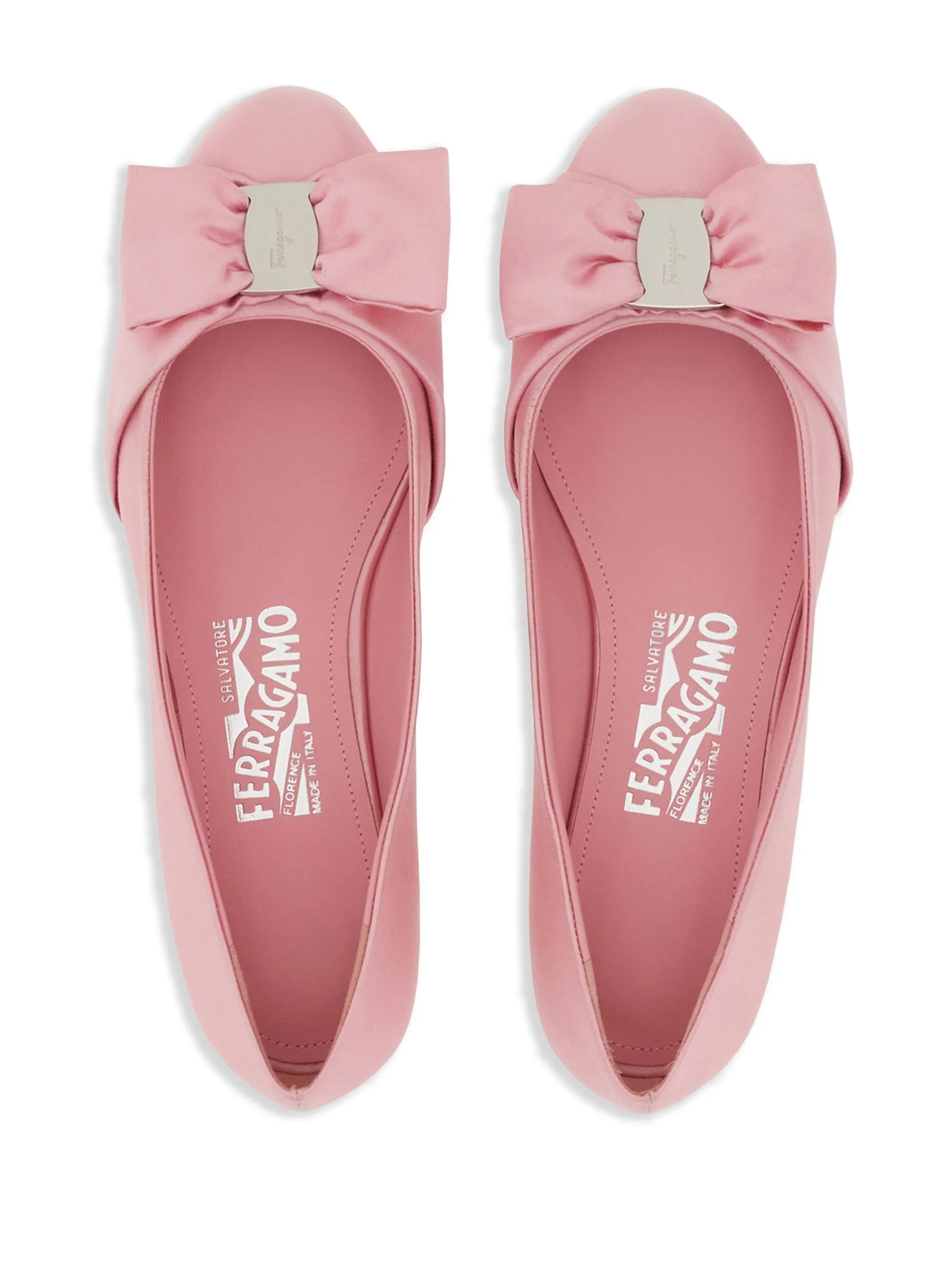 Vara bow-detailing leather loafers