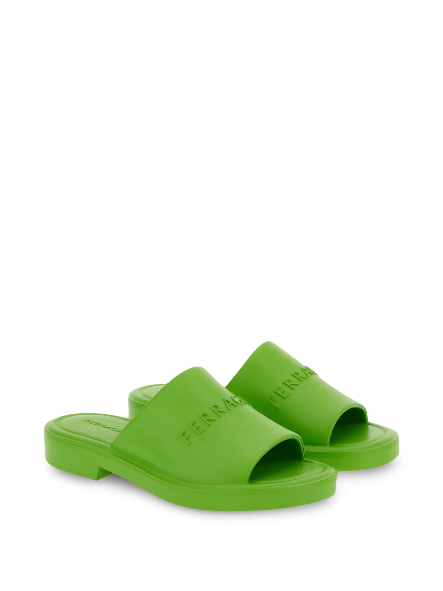 logo-debossed sandals