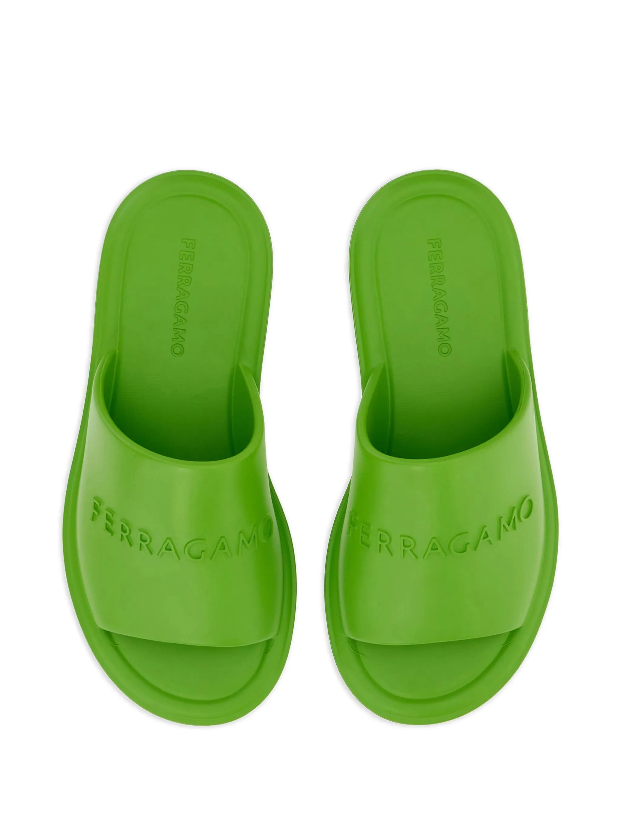 logo-debossed sandals