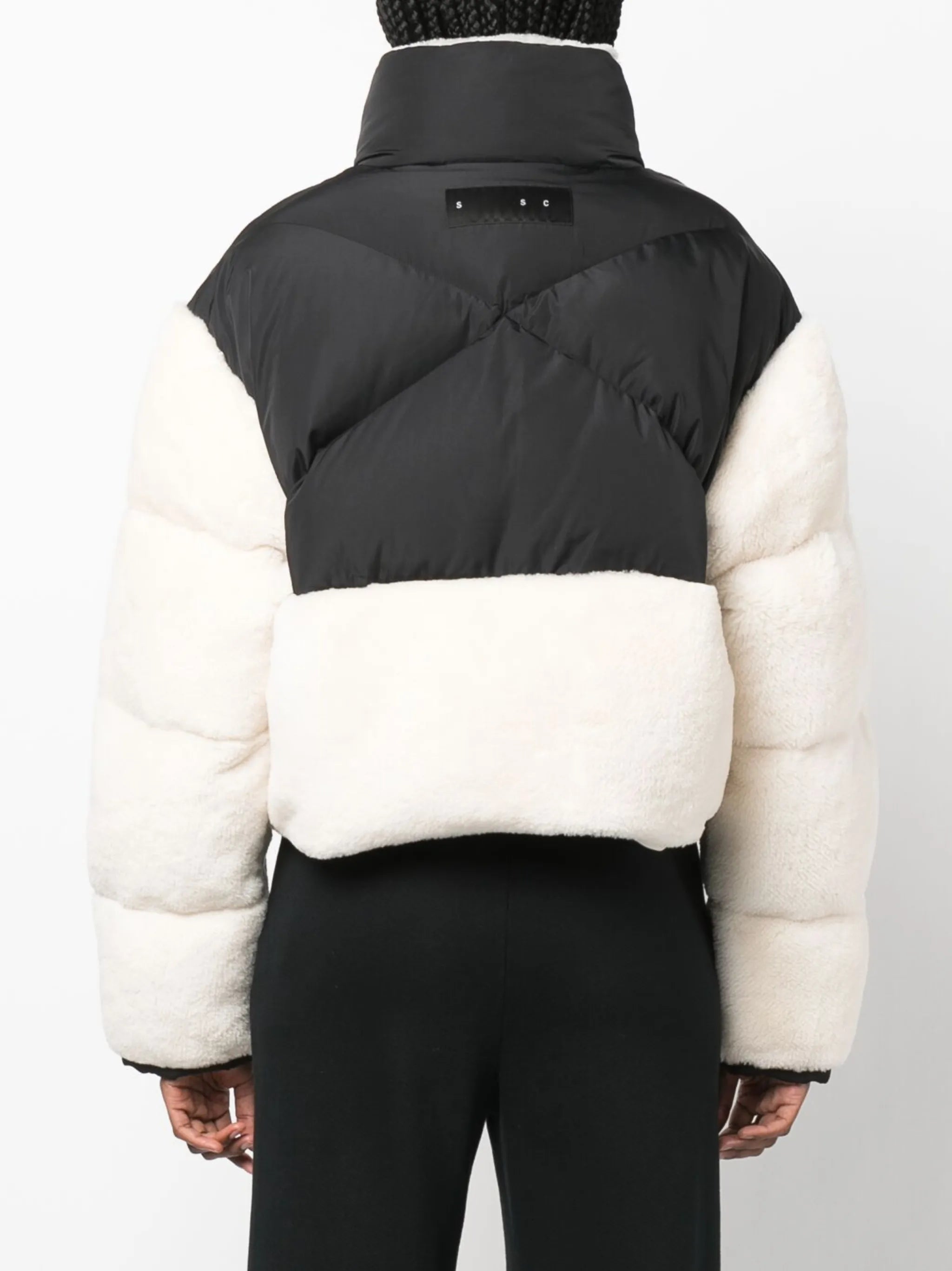 Maya shearling puffer jacket