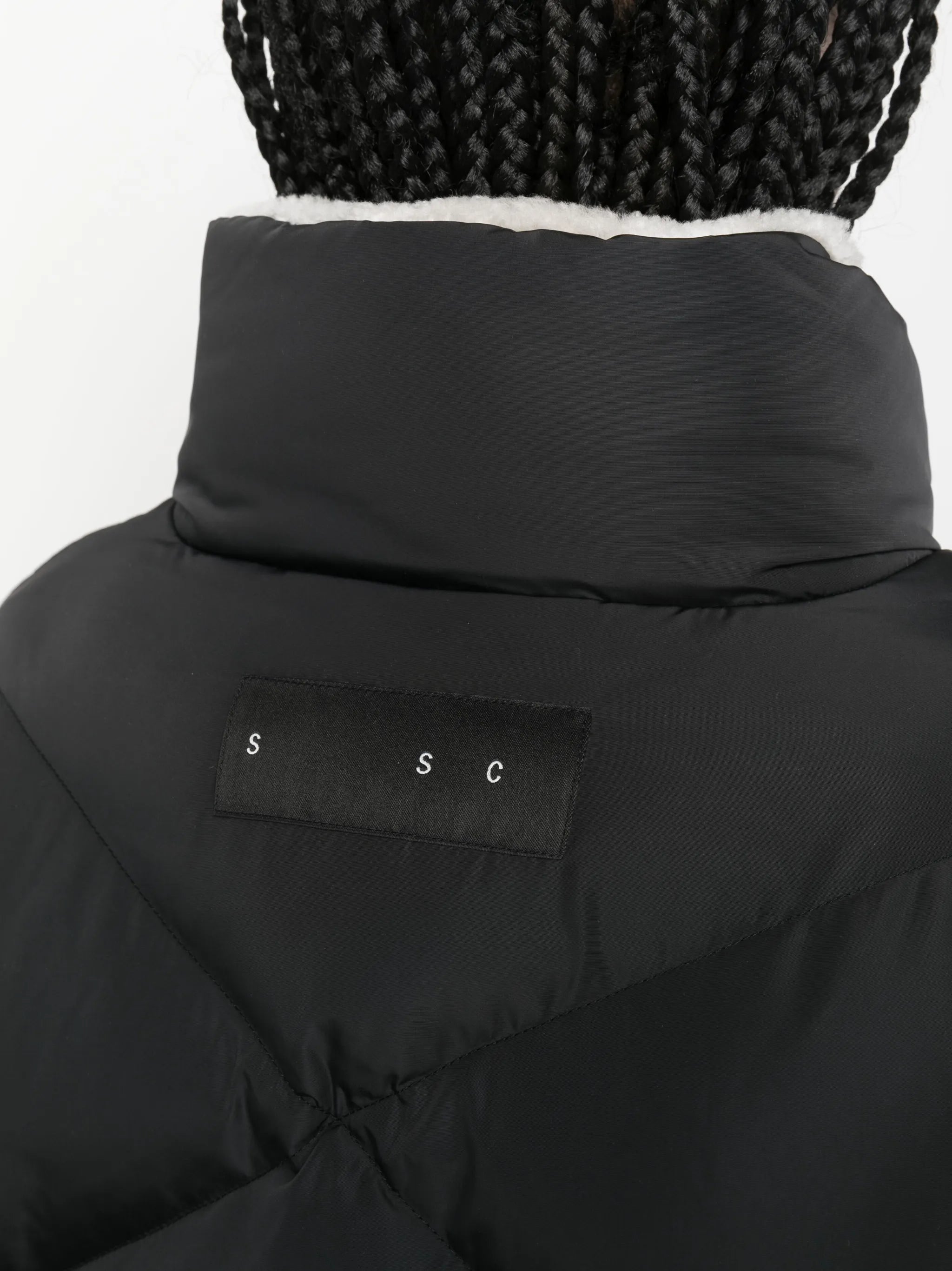 Maya shearling puffer jacket