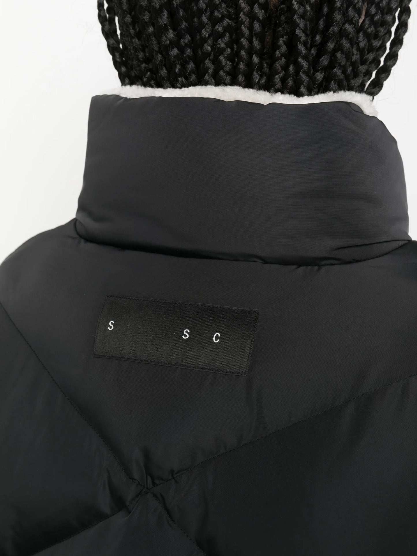 Maya shearling puffer jacket