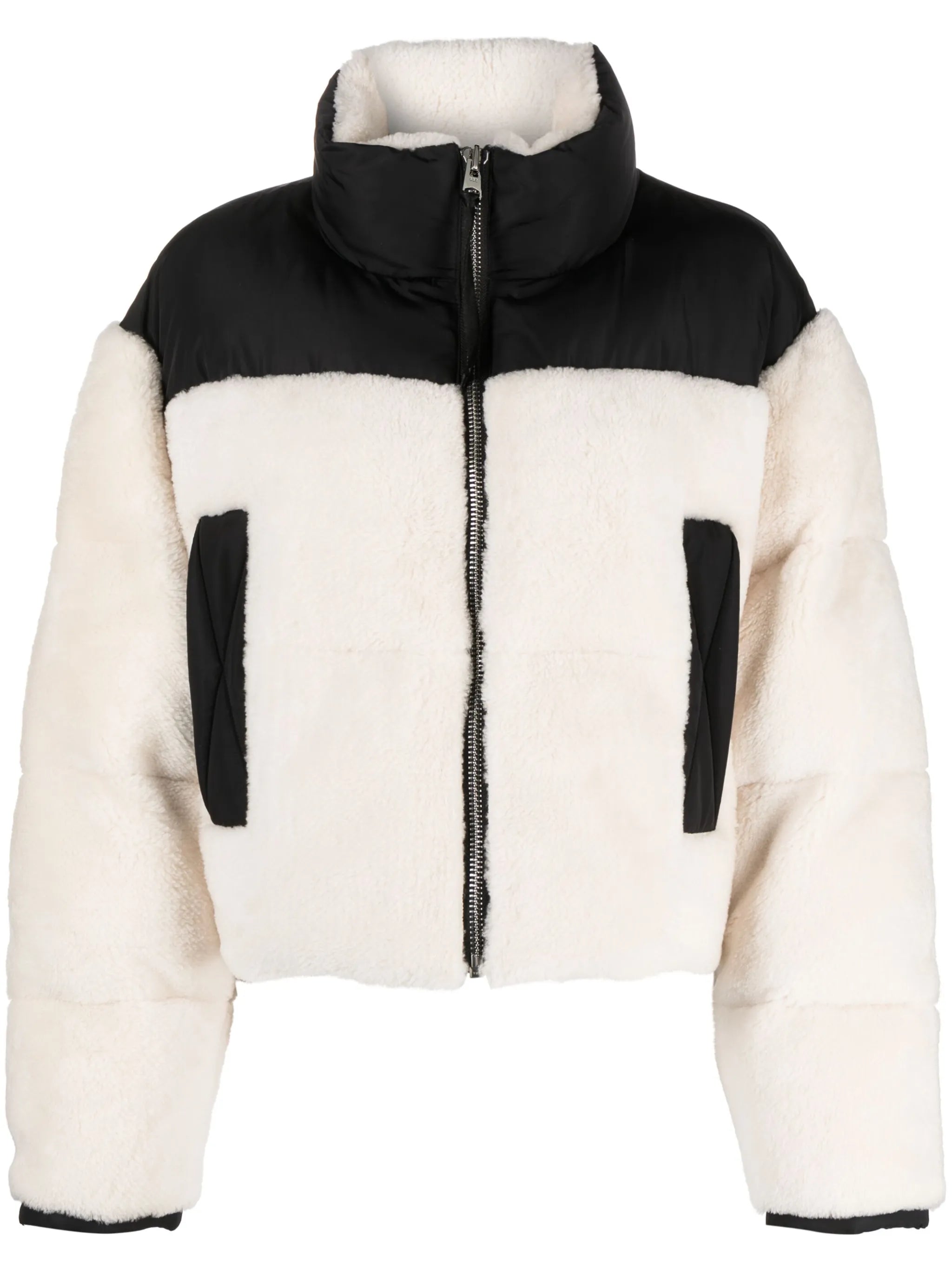 Maya shearling puffer jacket