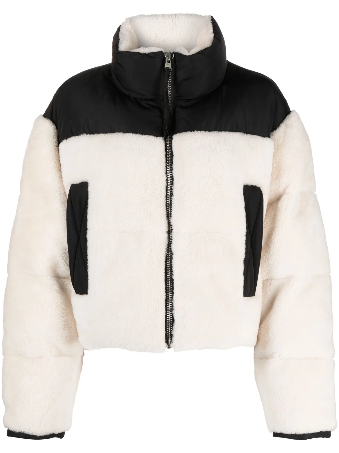 Maya shearling puffer jacket