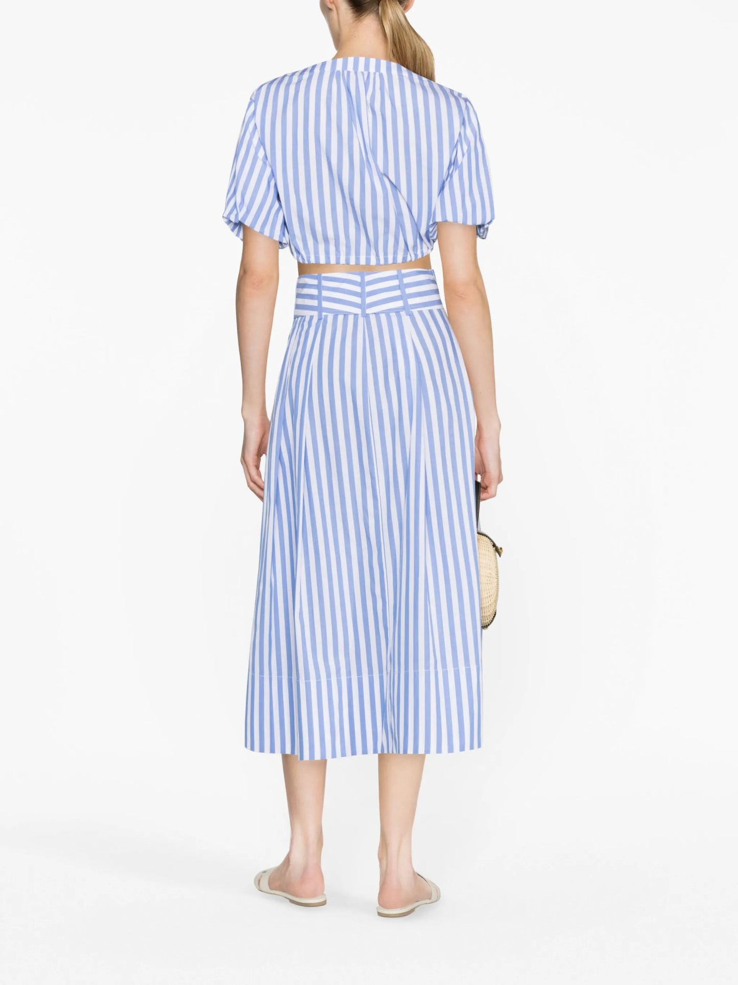 Ellington striped cropped top
