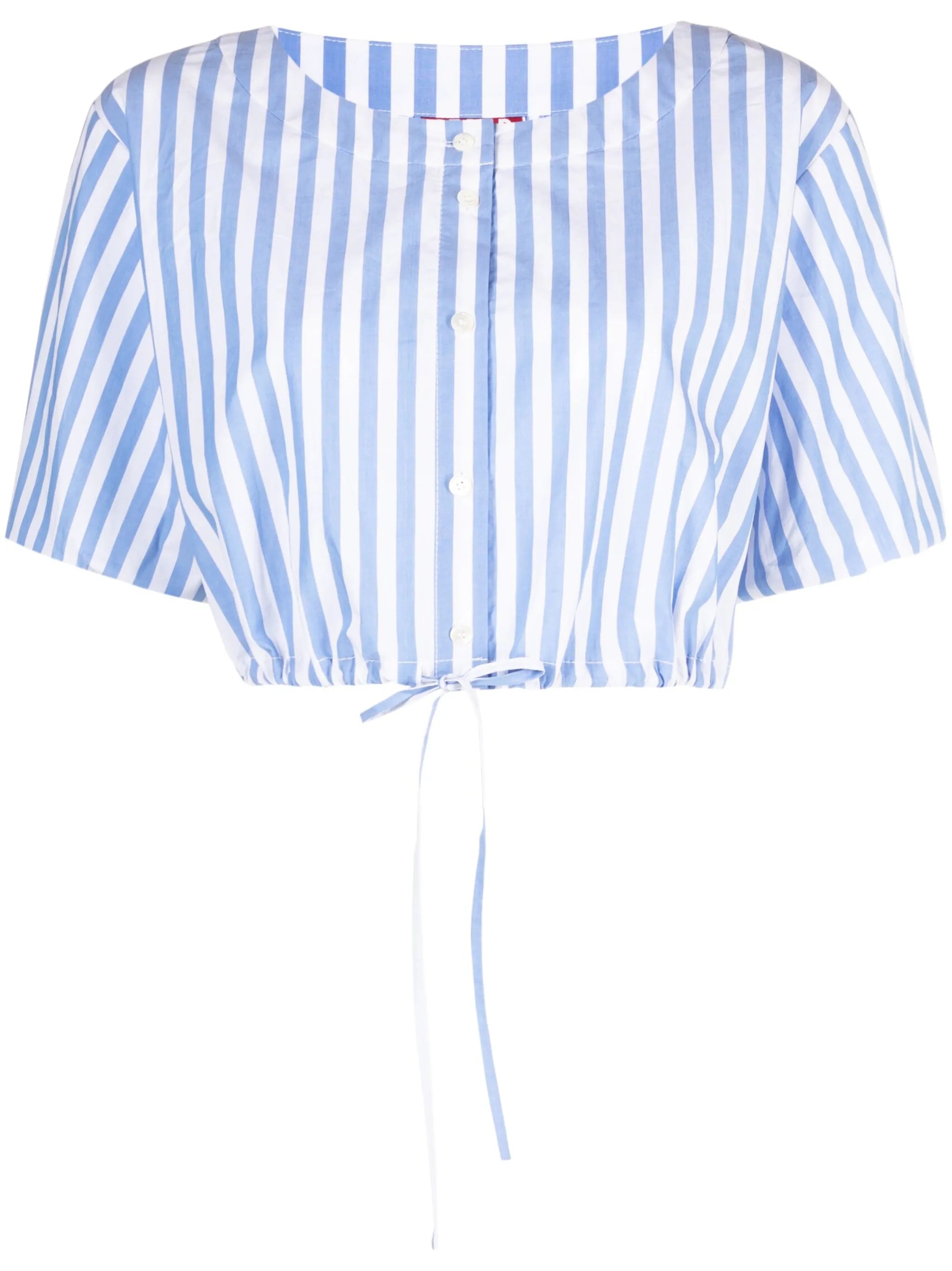 Ellington striped cropped top