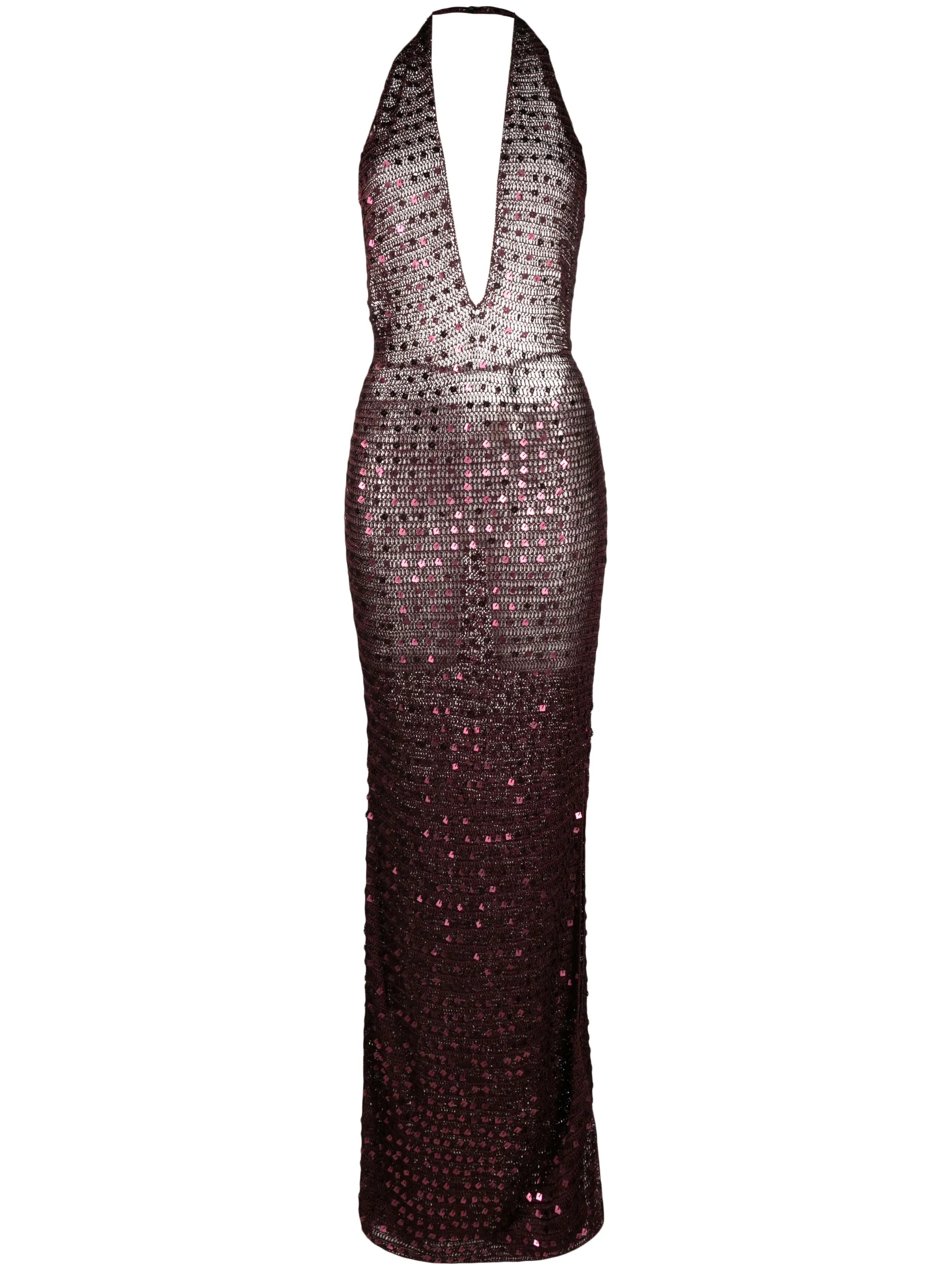 Enodia sequin-embellished maxi dress