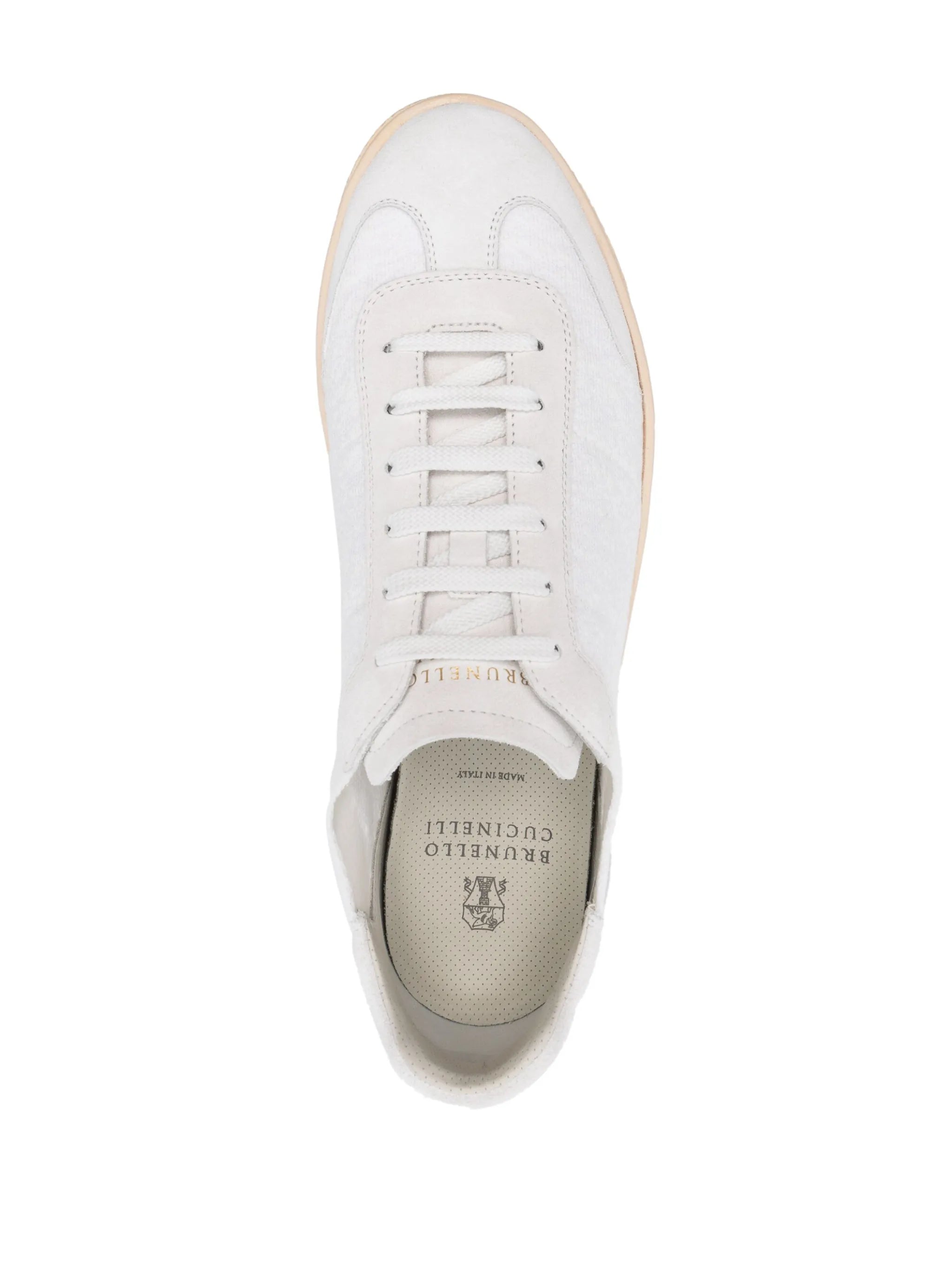 terry lace-up sneakers