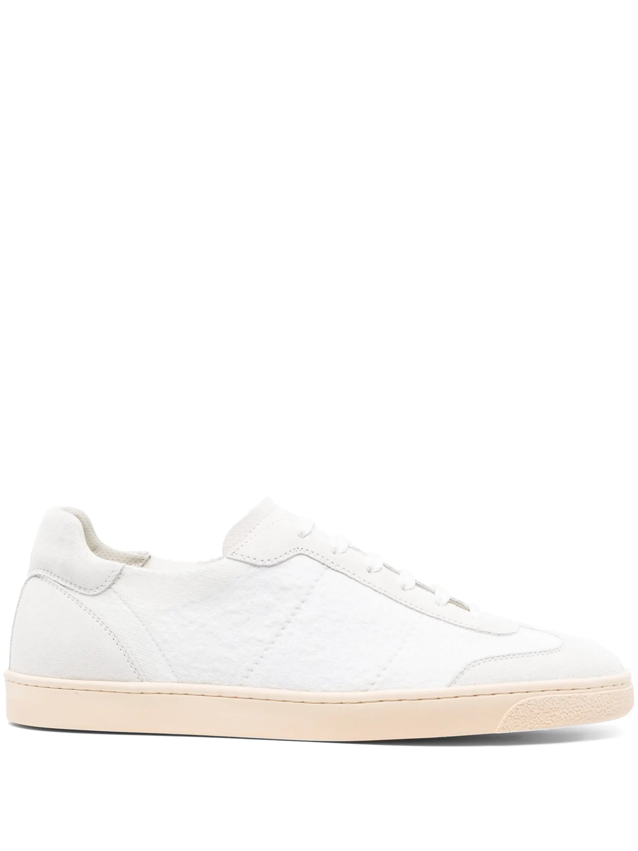 terry lace-up sneakers