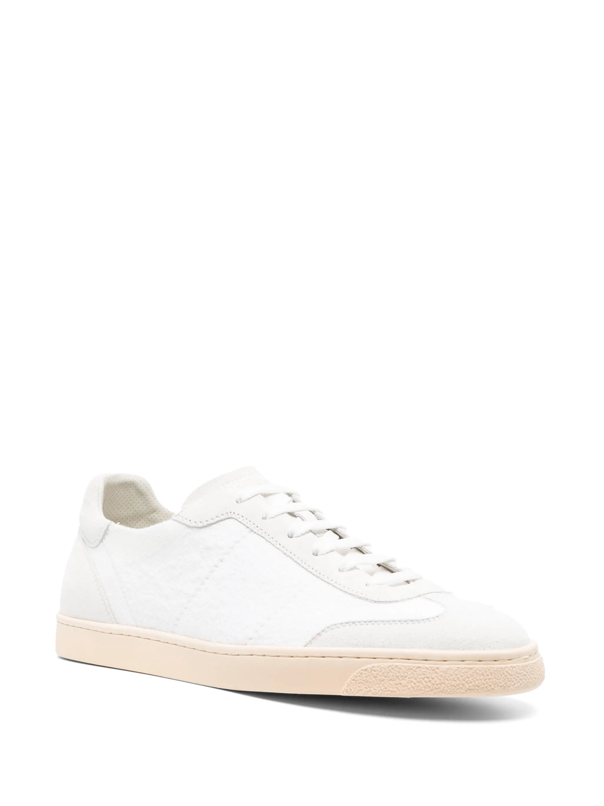 terry lace-up sneakers