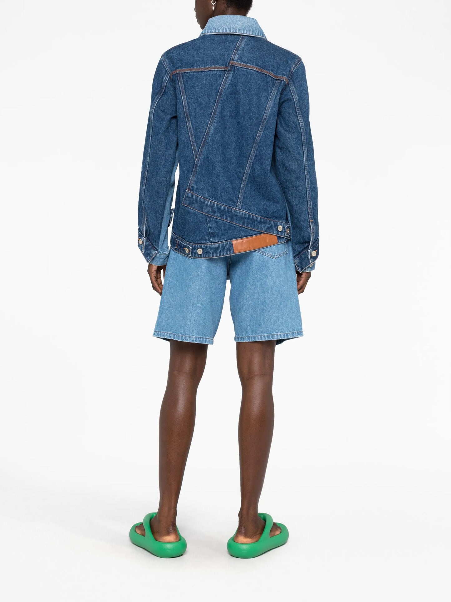asymmetric denim jacket