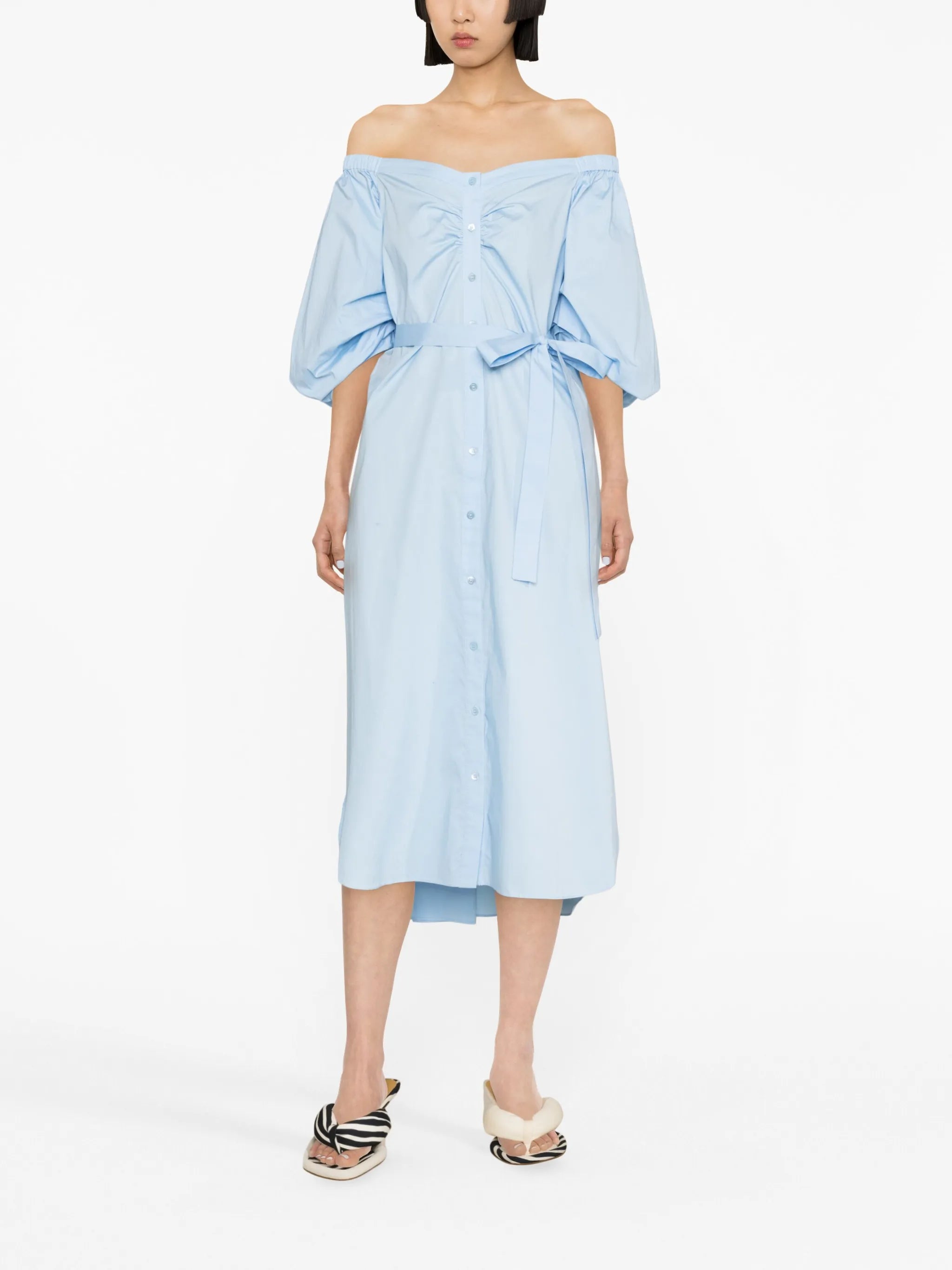 Reese off-shoulder midi dress