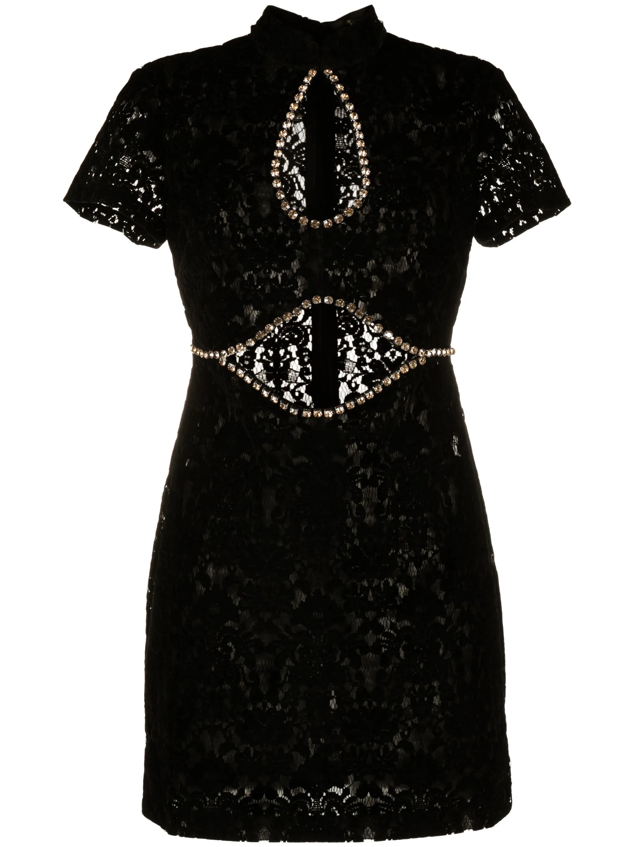Mercy cut-out lace minidress