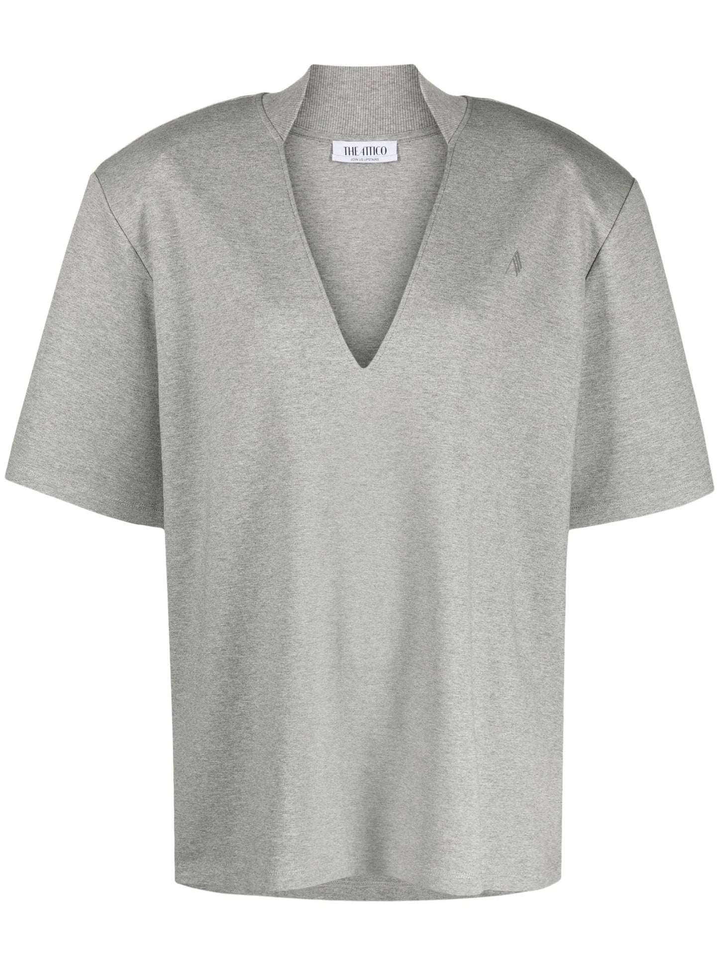 V-neck cotton T-shirt