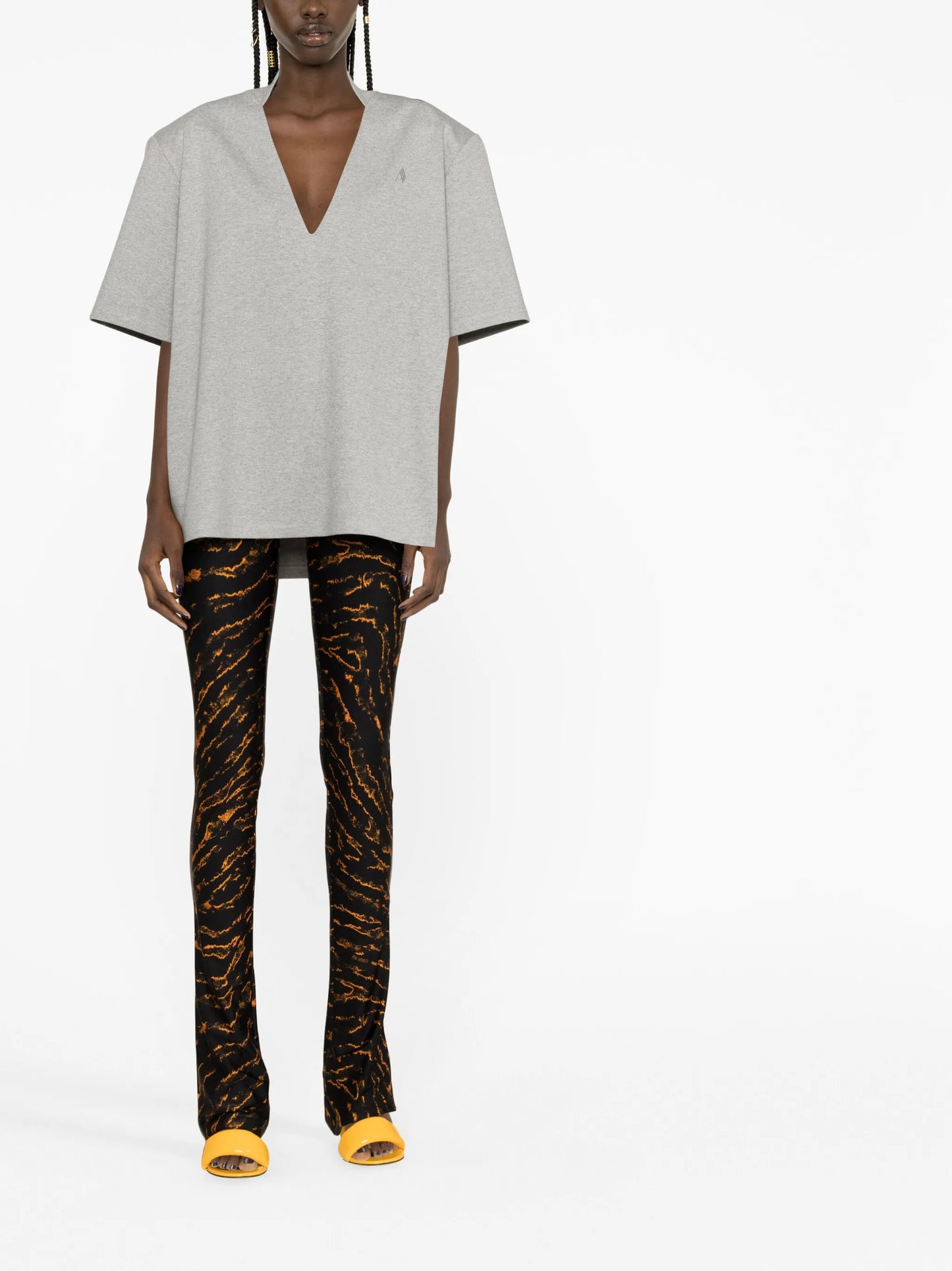 V-neck cotton T-shirt
