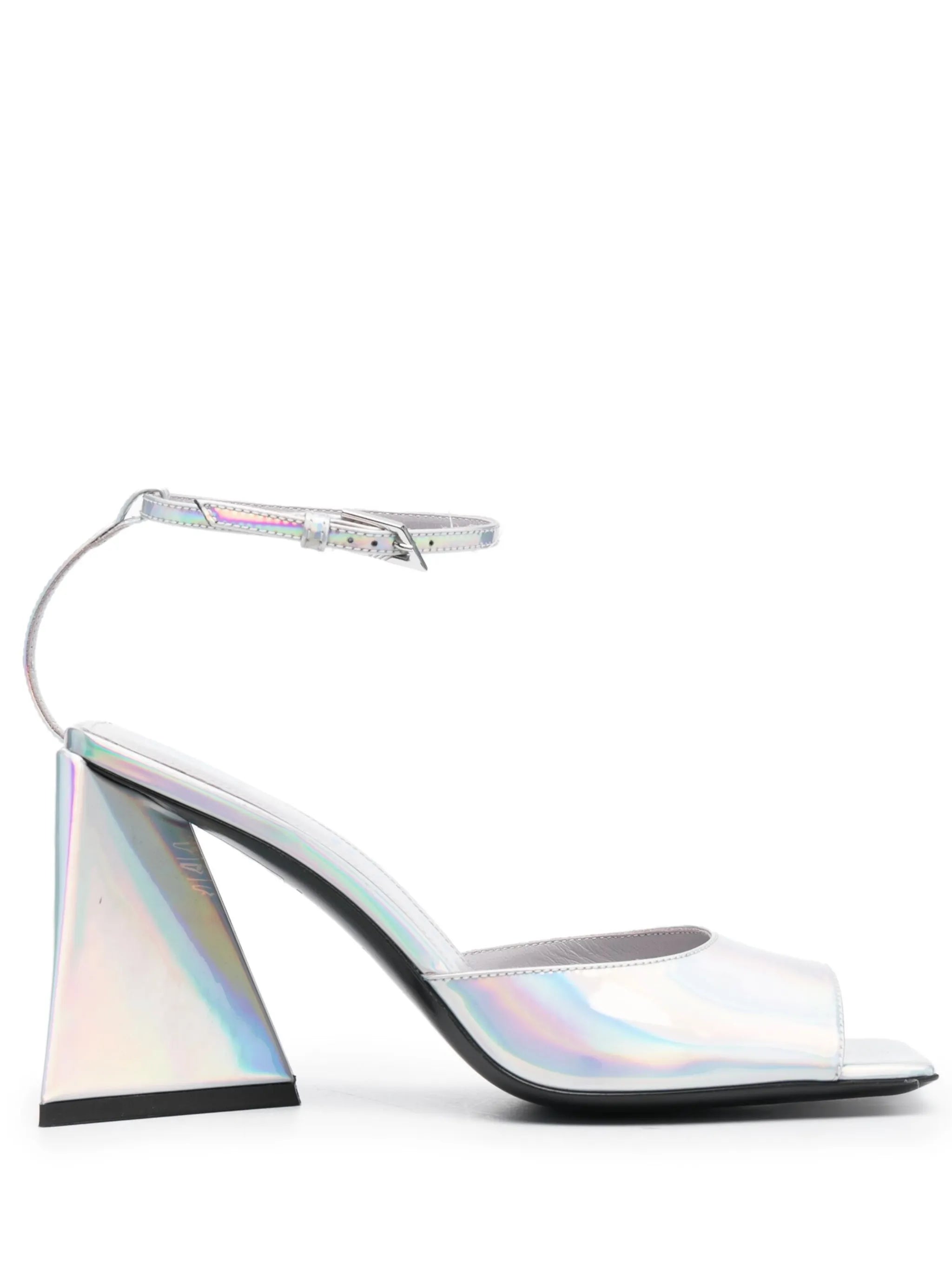 Piper 85mm holographic sandals