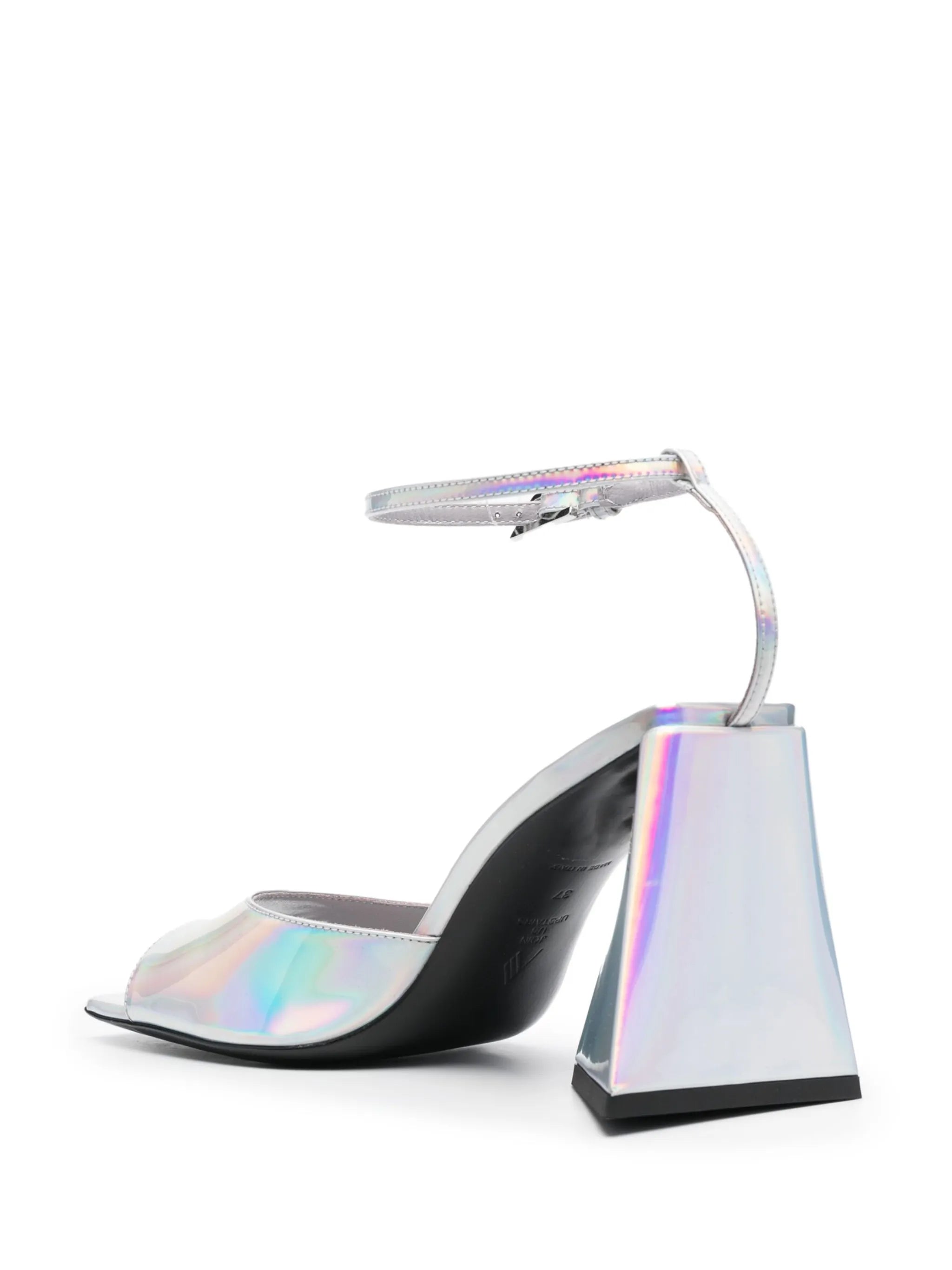 Piper 85mm holographic sandals