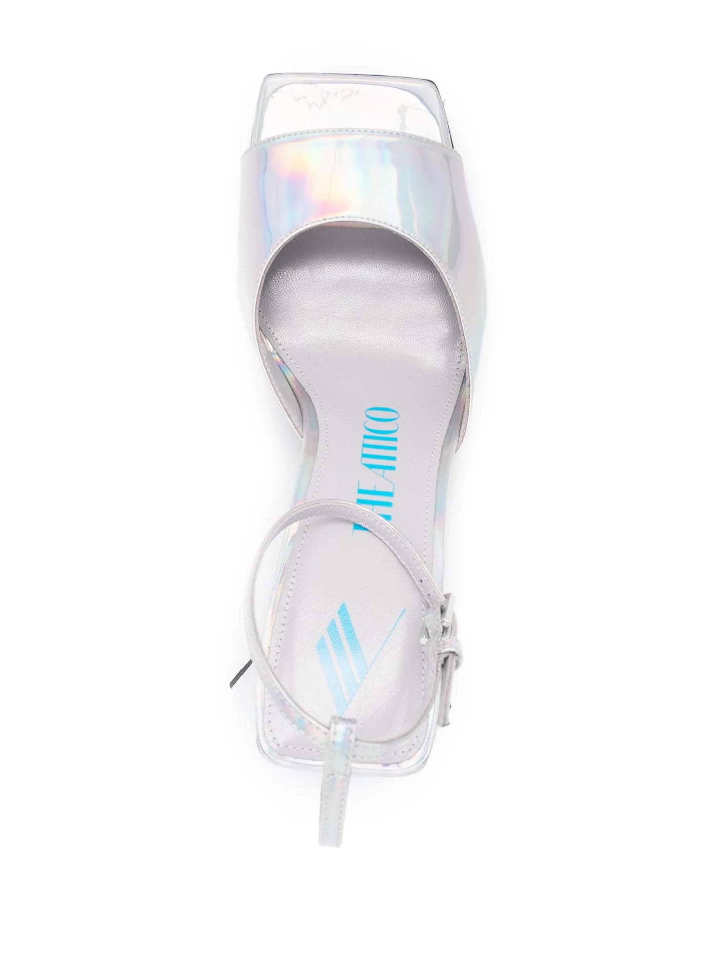 Piper 85mm holographic sandals