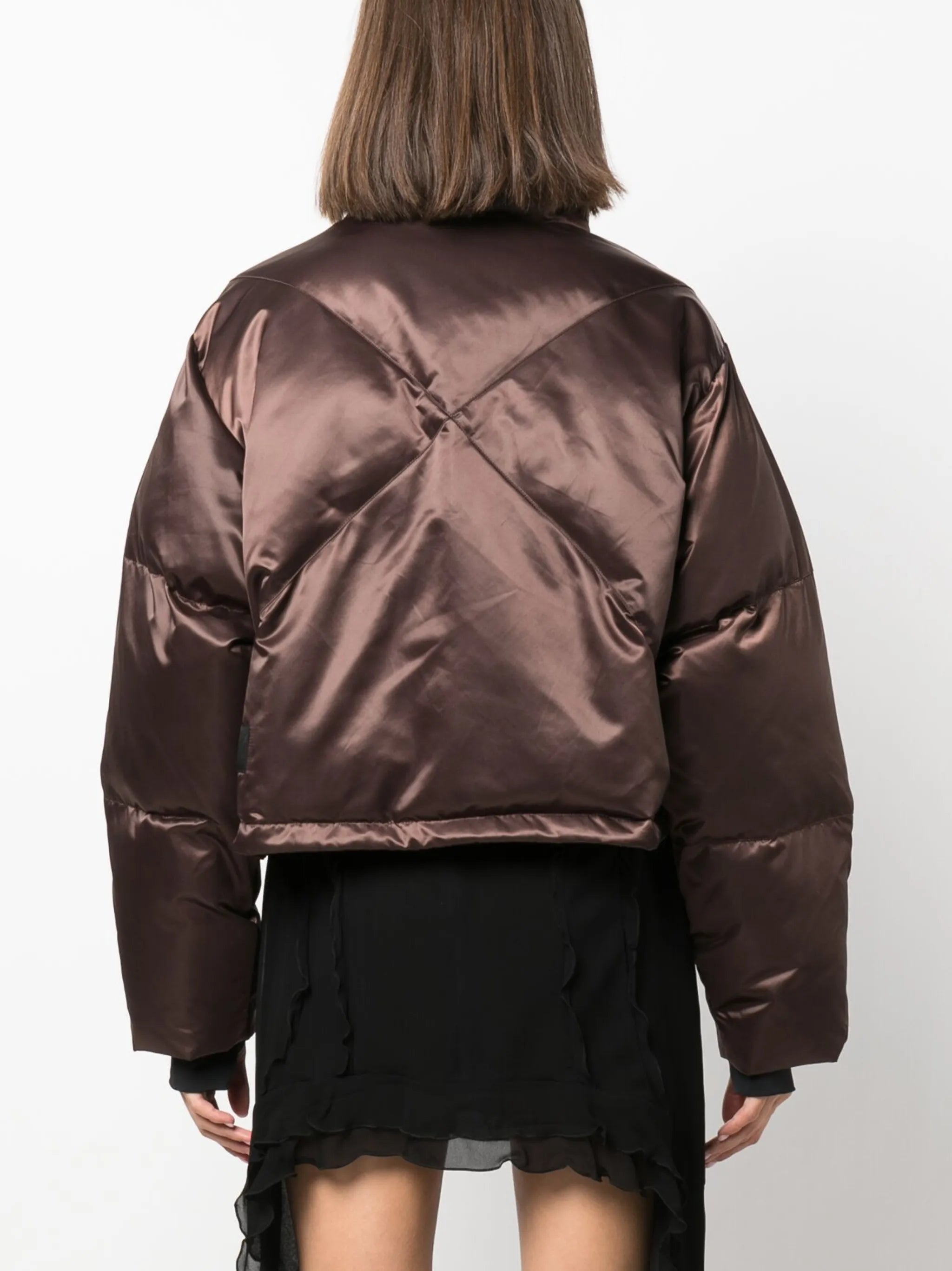 Roux quilted cropped ski jacket