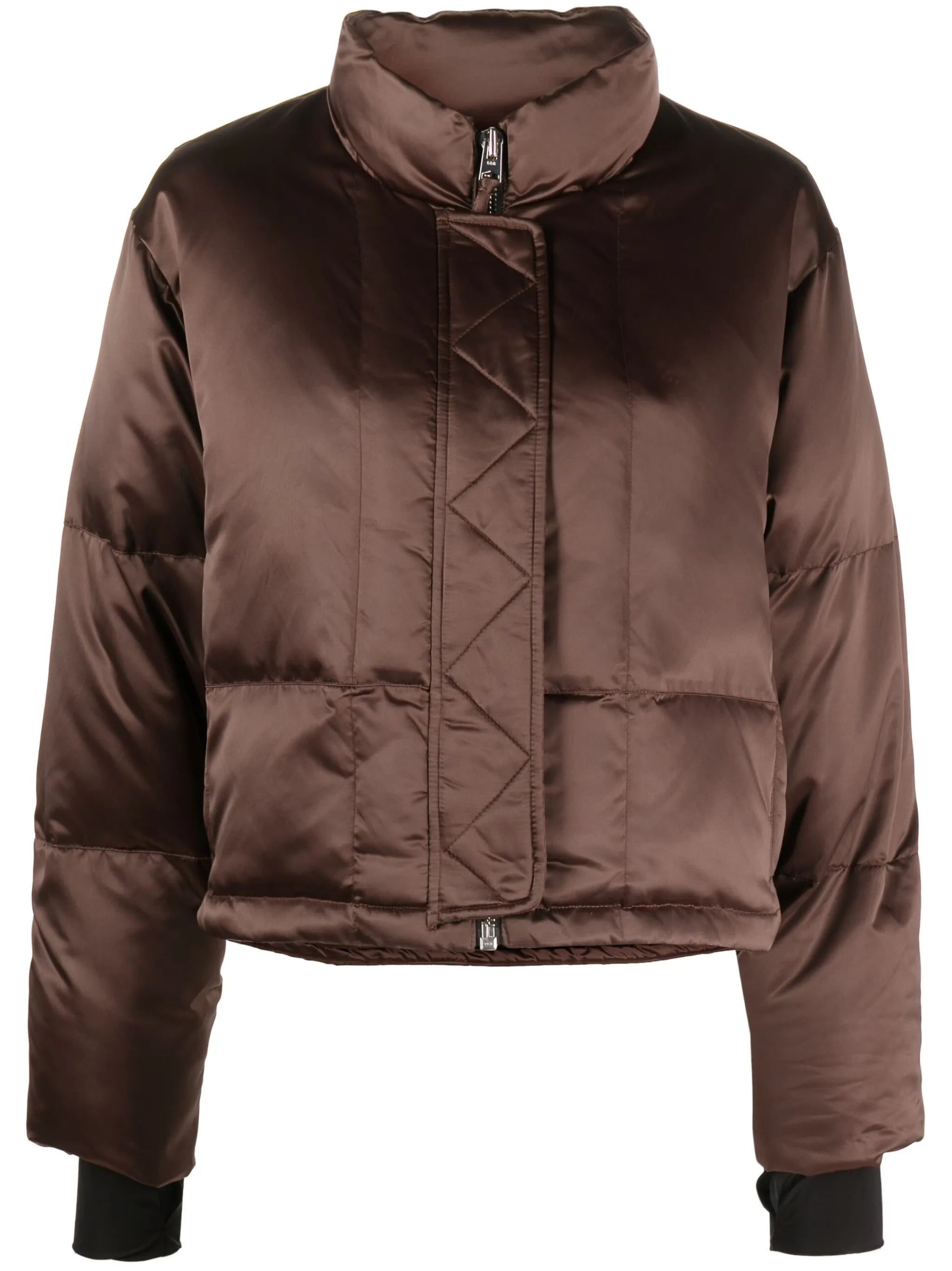 Roux quilted cropped ski jacket