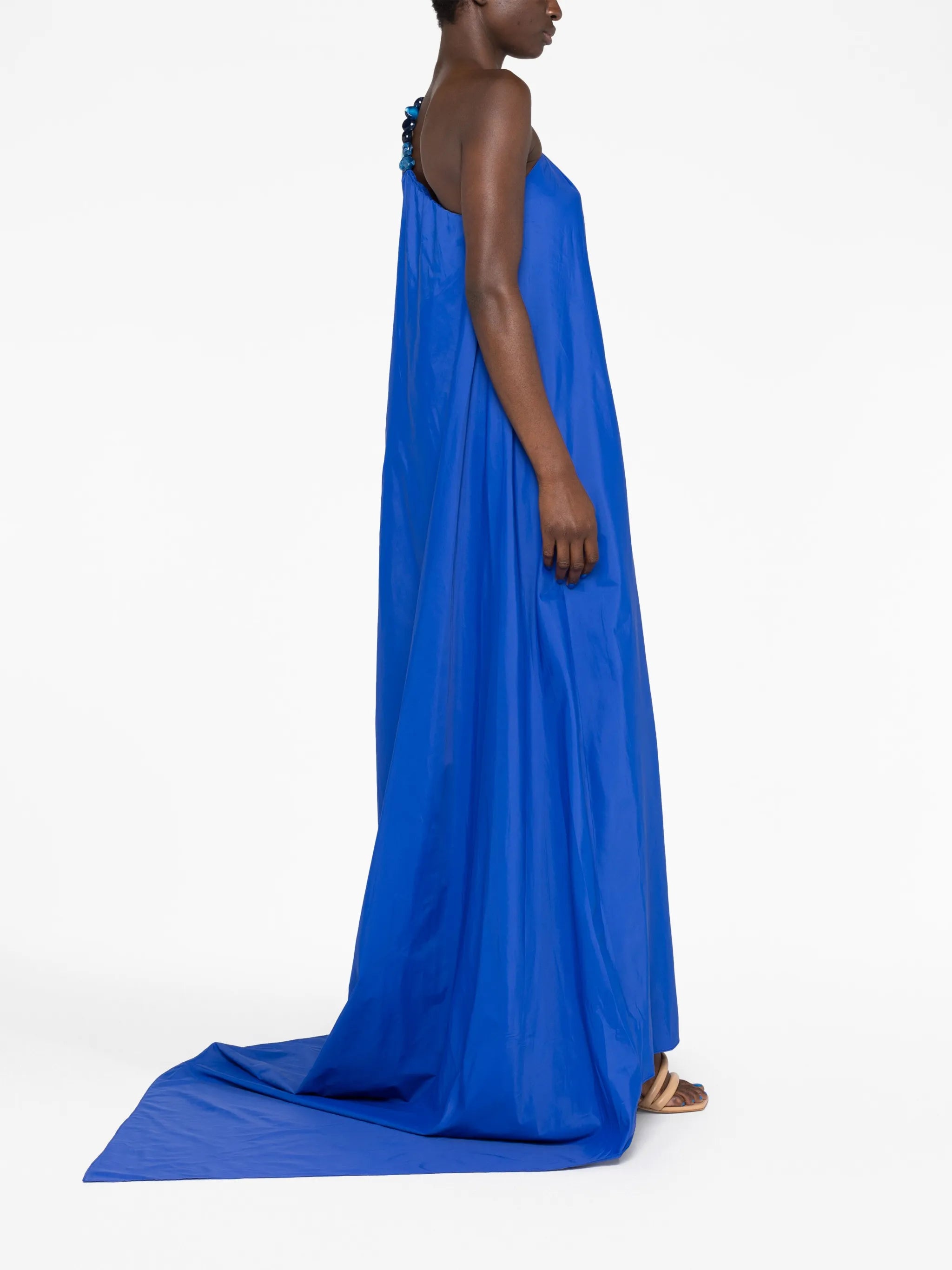 Mason one-shoulder embellished dress
