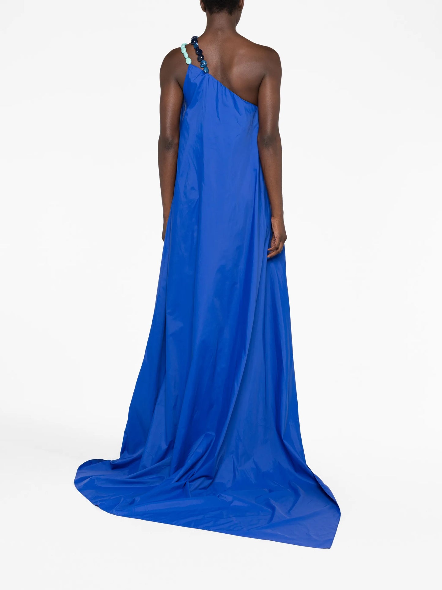 Mason one-shoulder embellished dress