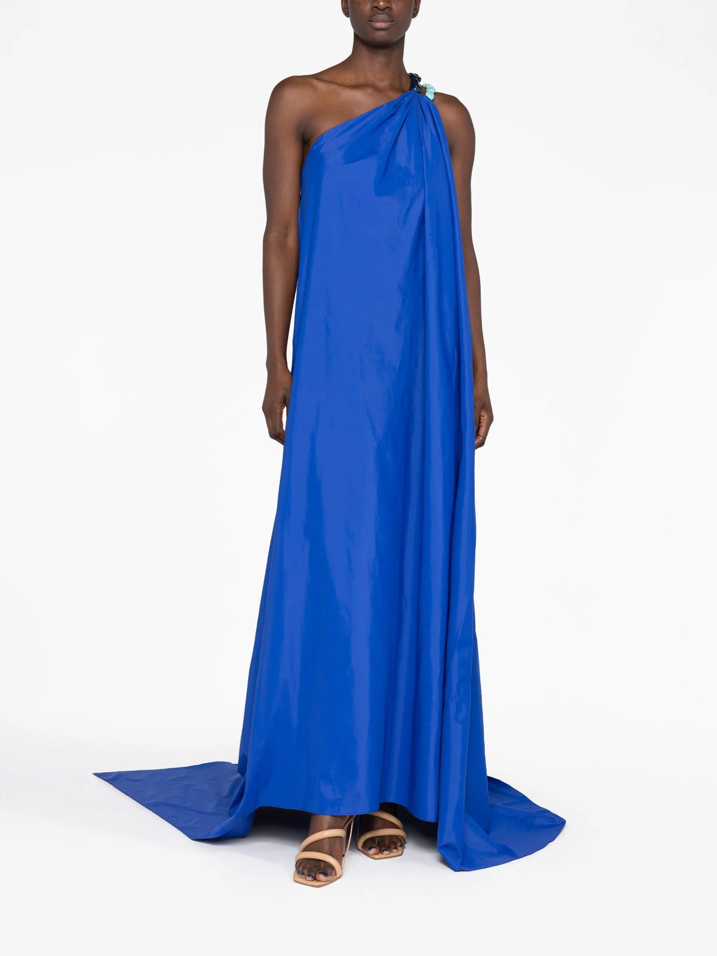 Mason one-shoulder embellished dress