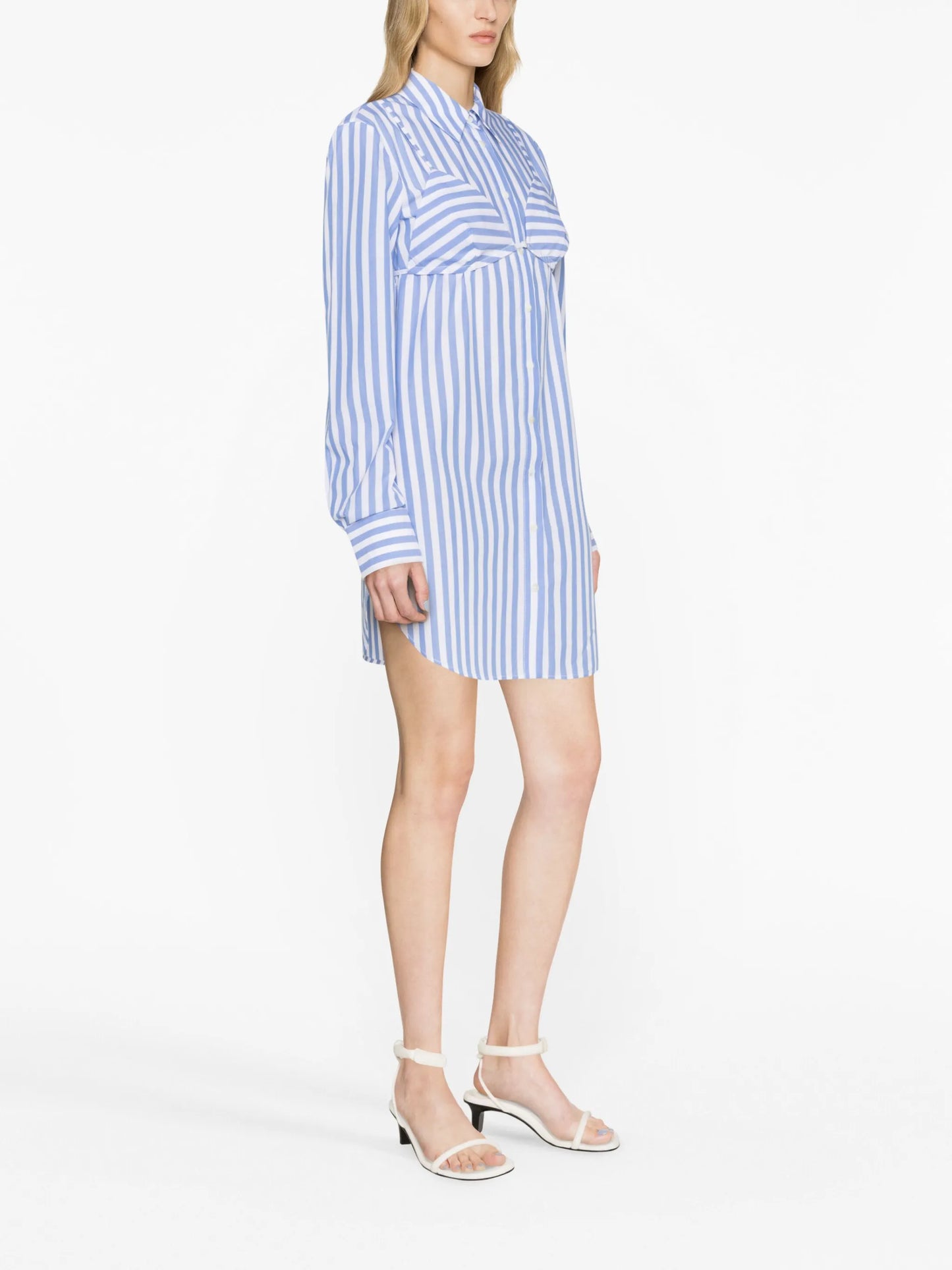 Alita striped poplin shirtdress