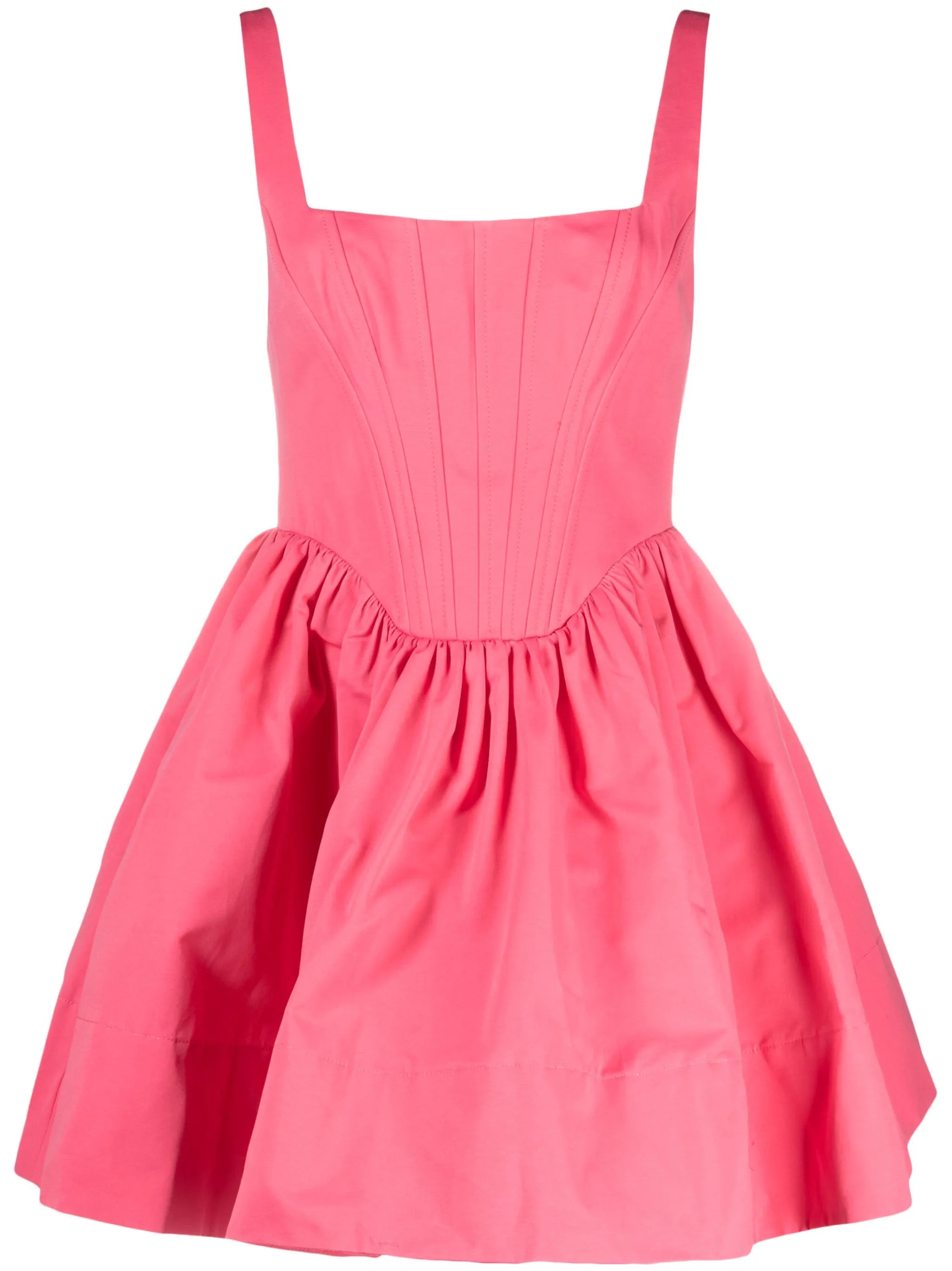 Landscape corset minidress