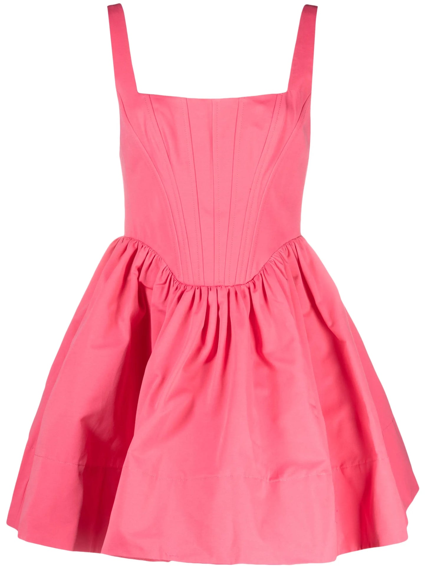 Landscape corset minidress