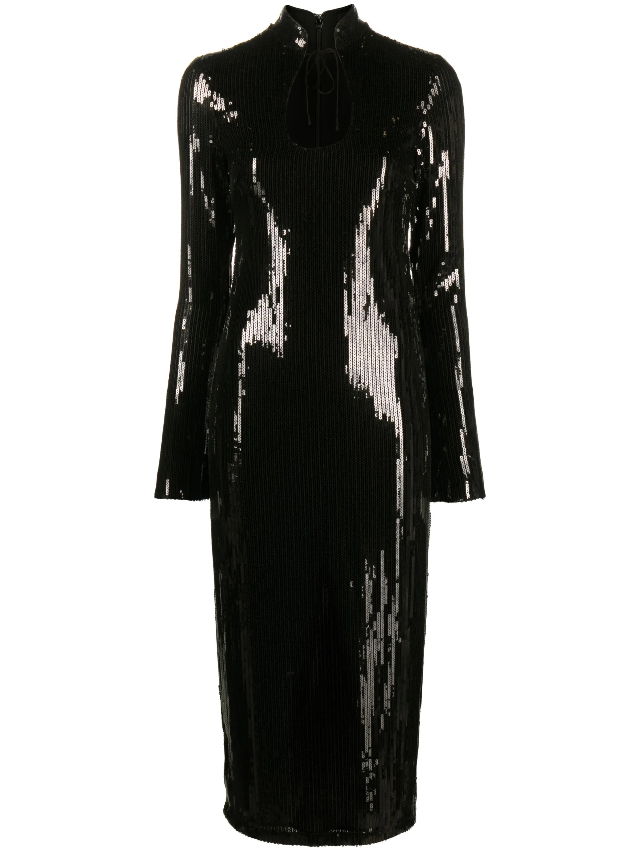 Lazarus sequined midi dress