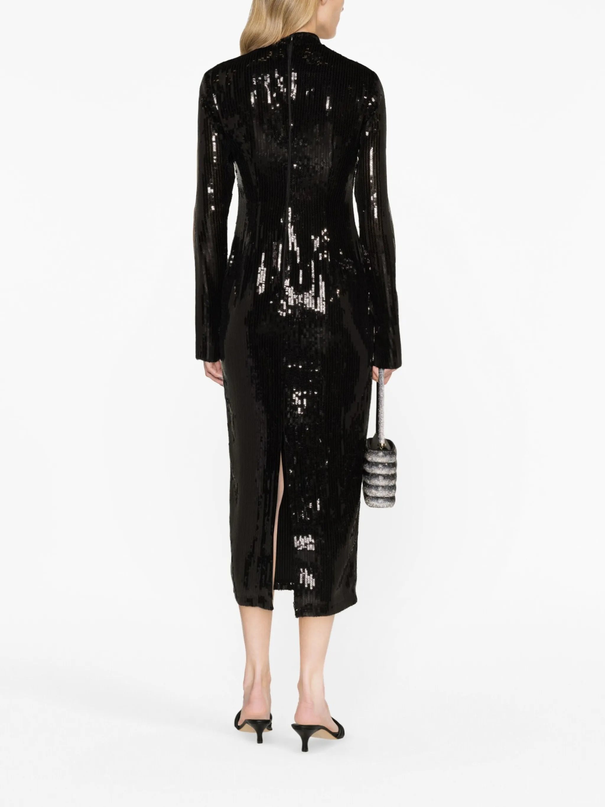 Lazarus sequined midi dress
