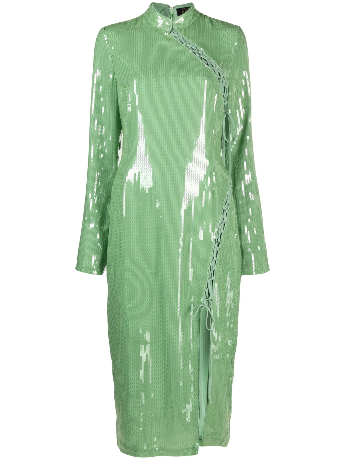 Eilif sequined-georgette dress