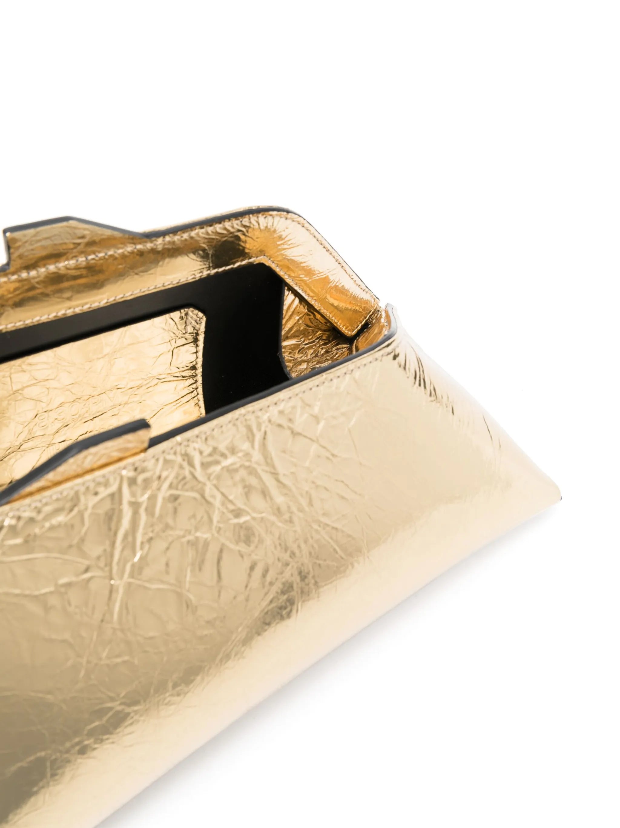 Saturday metallic clutch bag