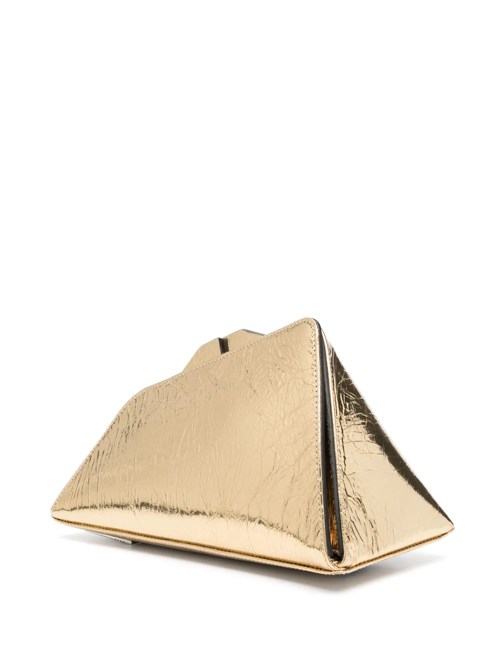 Saturday metallic clutch bag