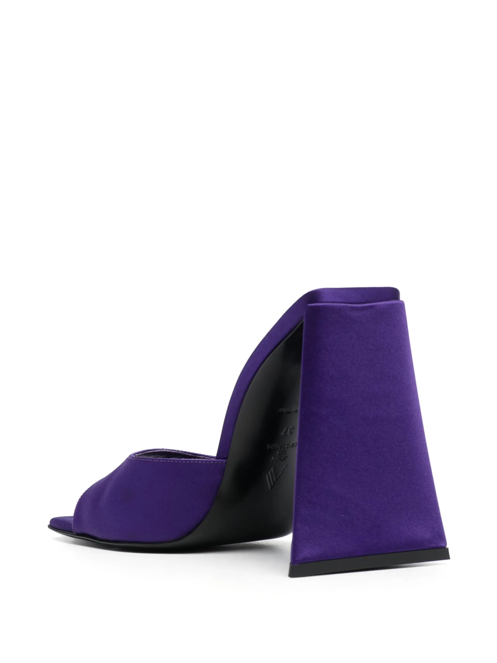 Devon 115mm satin sandals