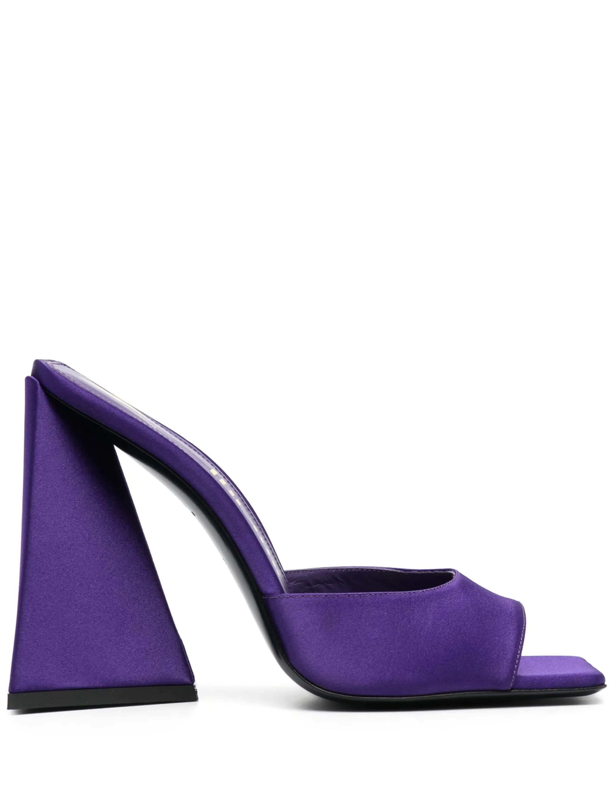 Devon 115mm satin sandals