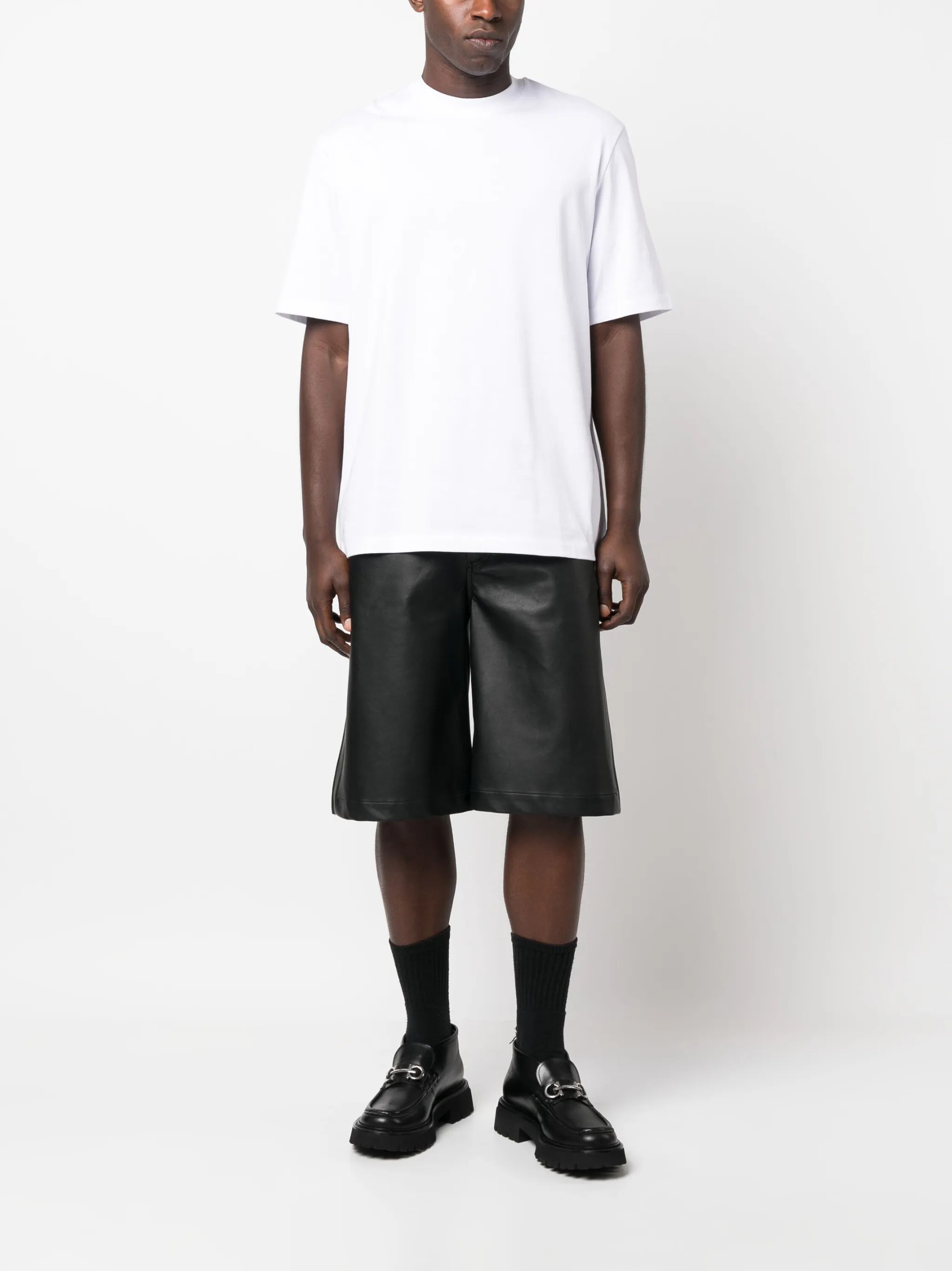 crew-neck cotton T-shirt