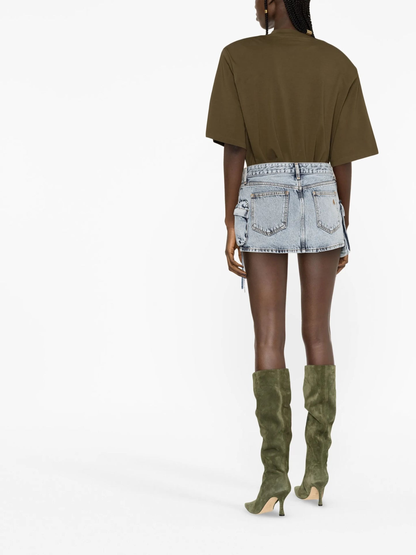 Fay denim miniskirt