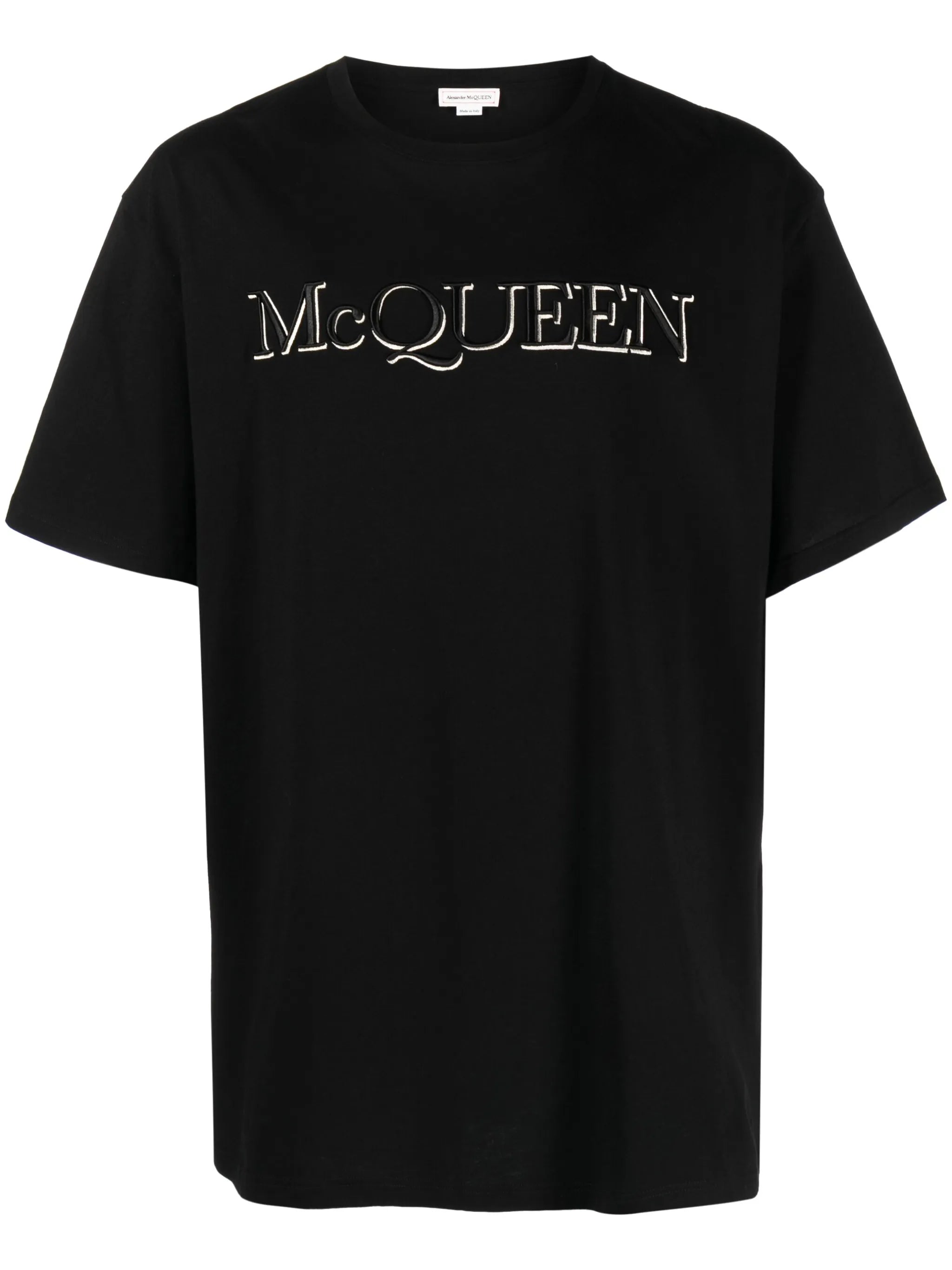 logo-embroidered T-shirt