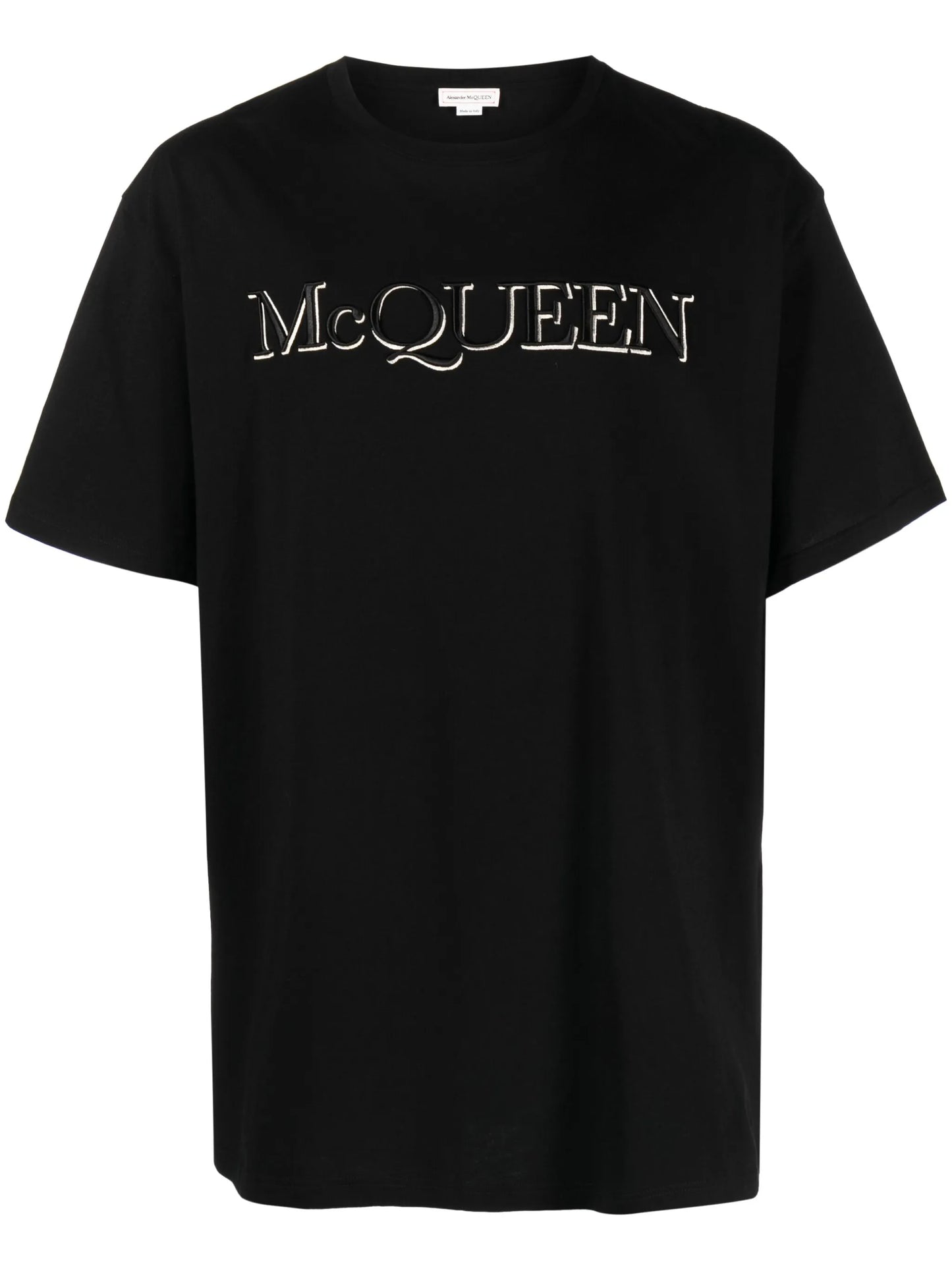logo-embroidered T-shirt
