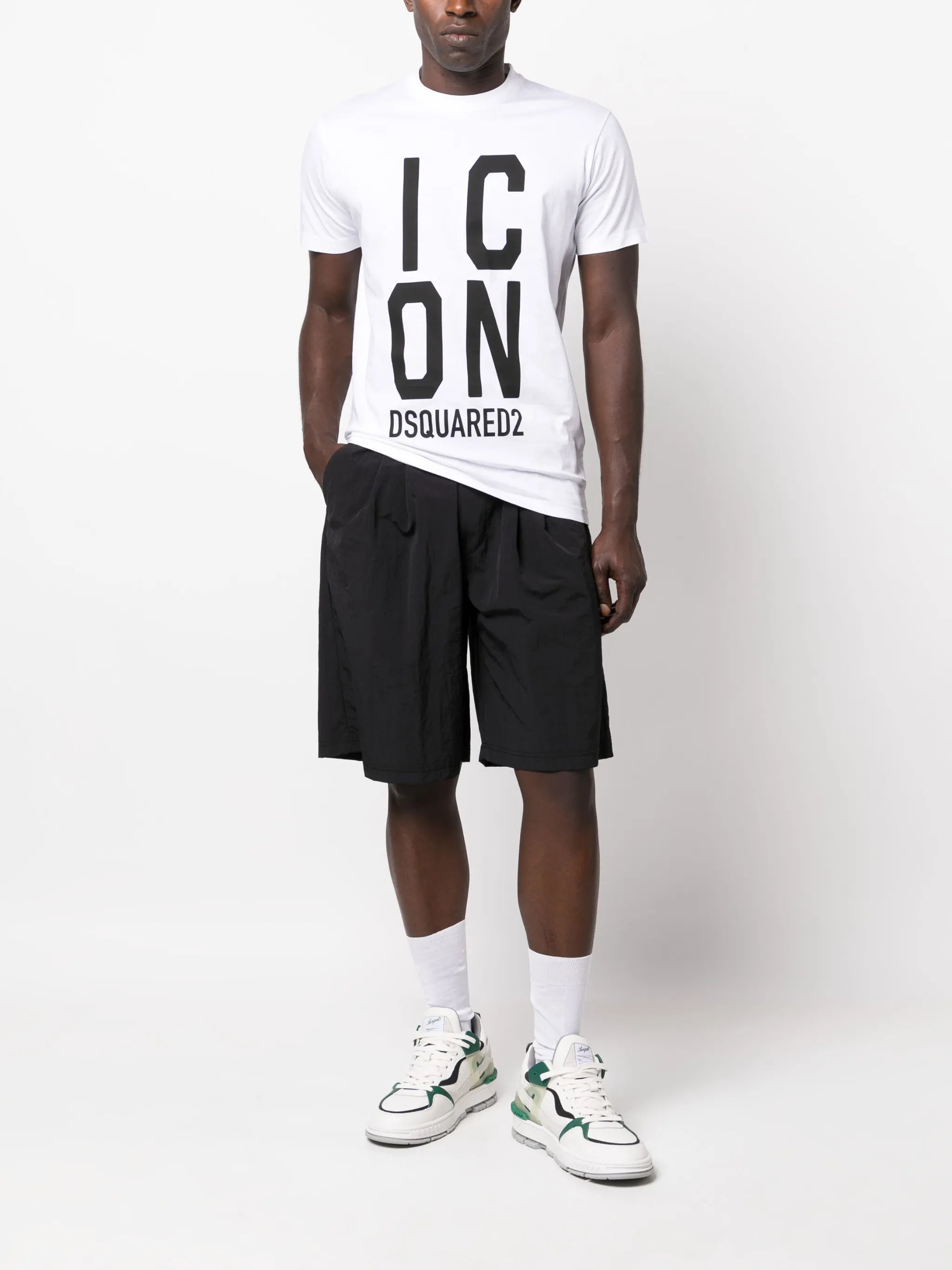 logo-print cotton T-shirt