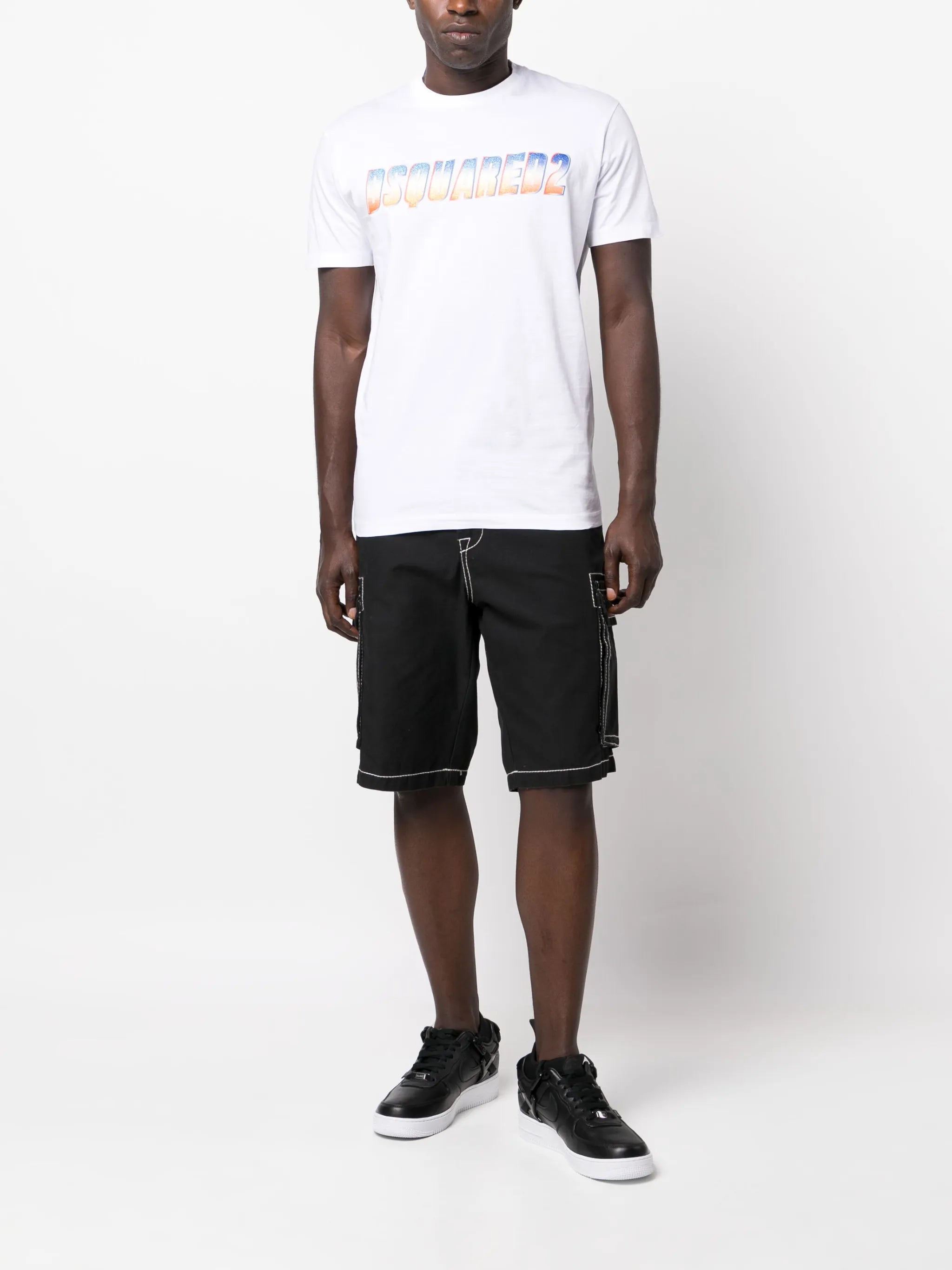logo-print cotton T-shirt