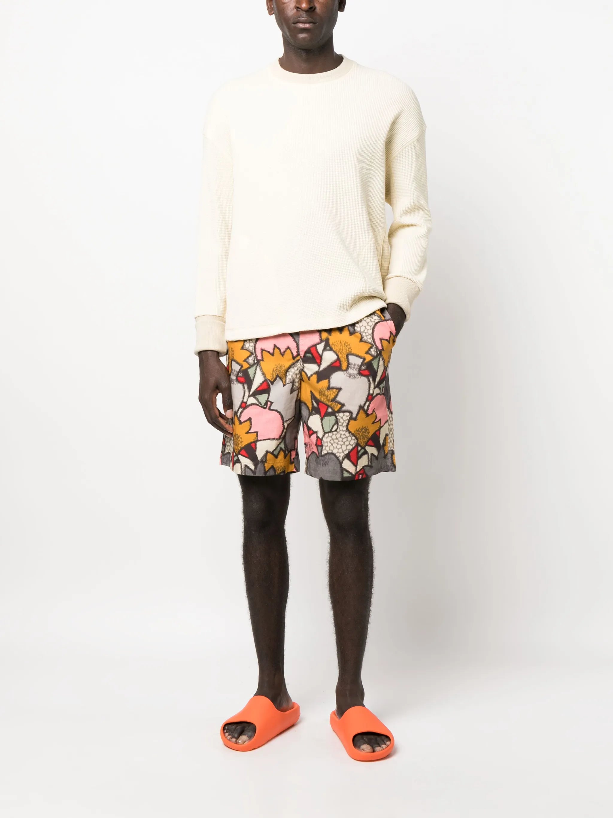 Kenzo Camo graphic-print shorts