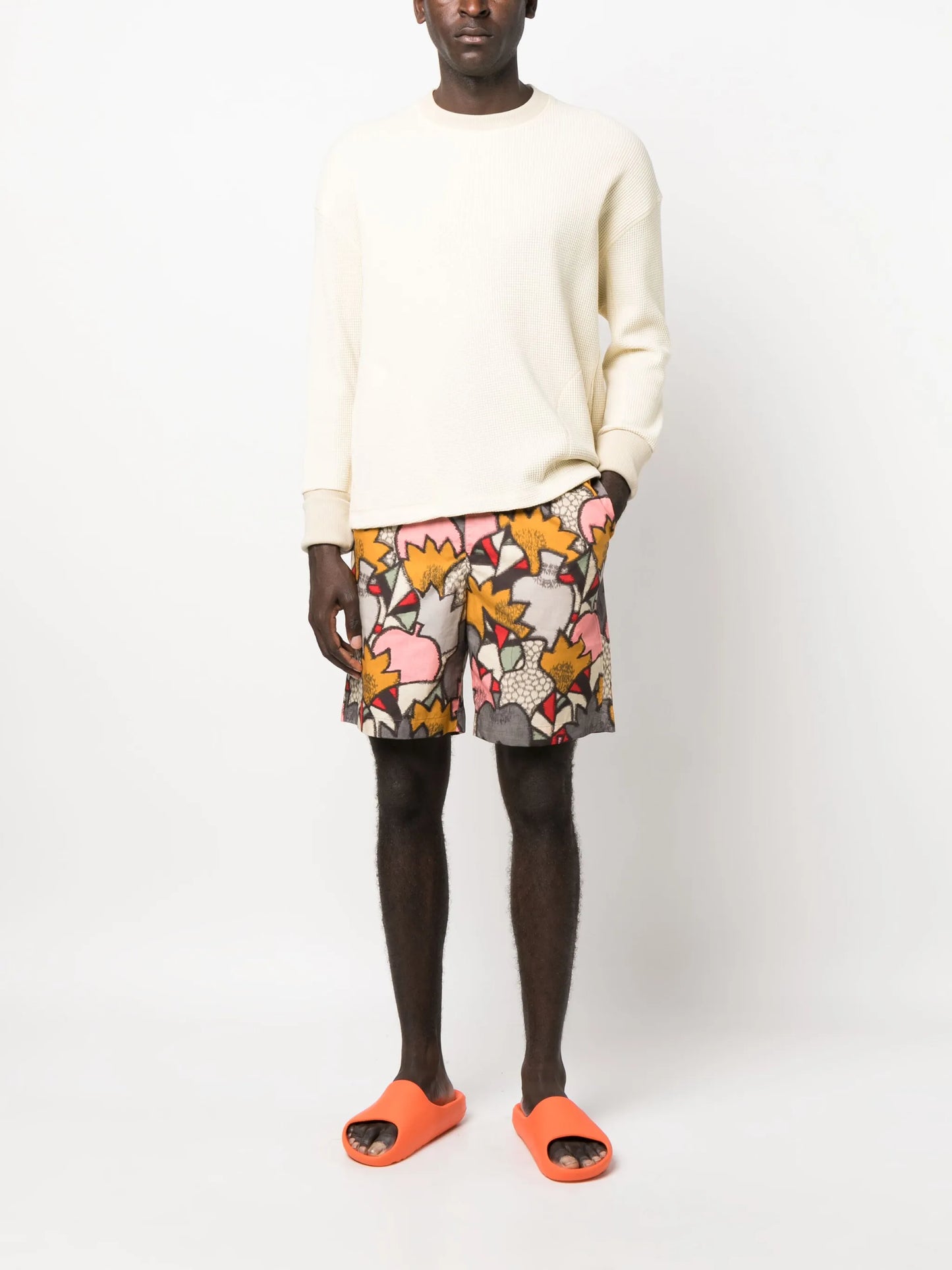 Kenzo Camo graphic-print shorts