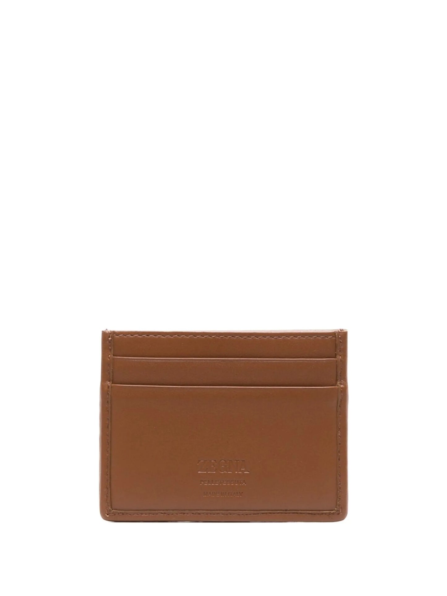 woven leather cardholder
