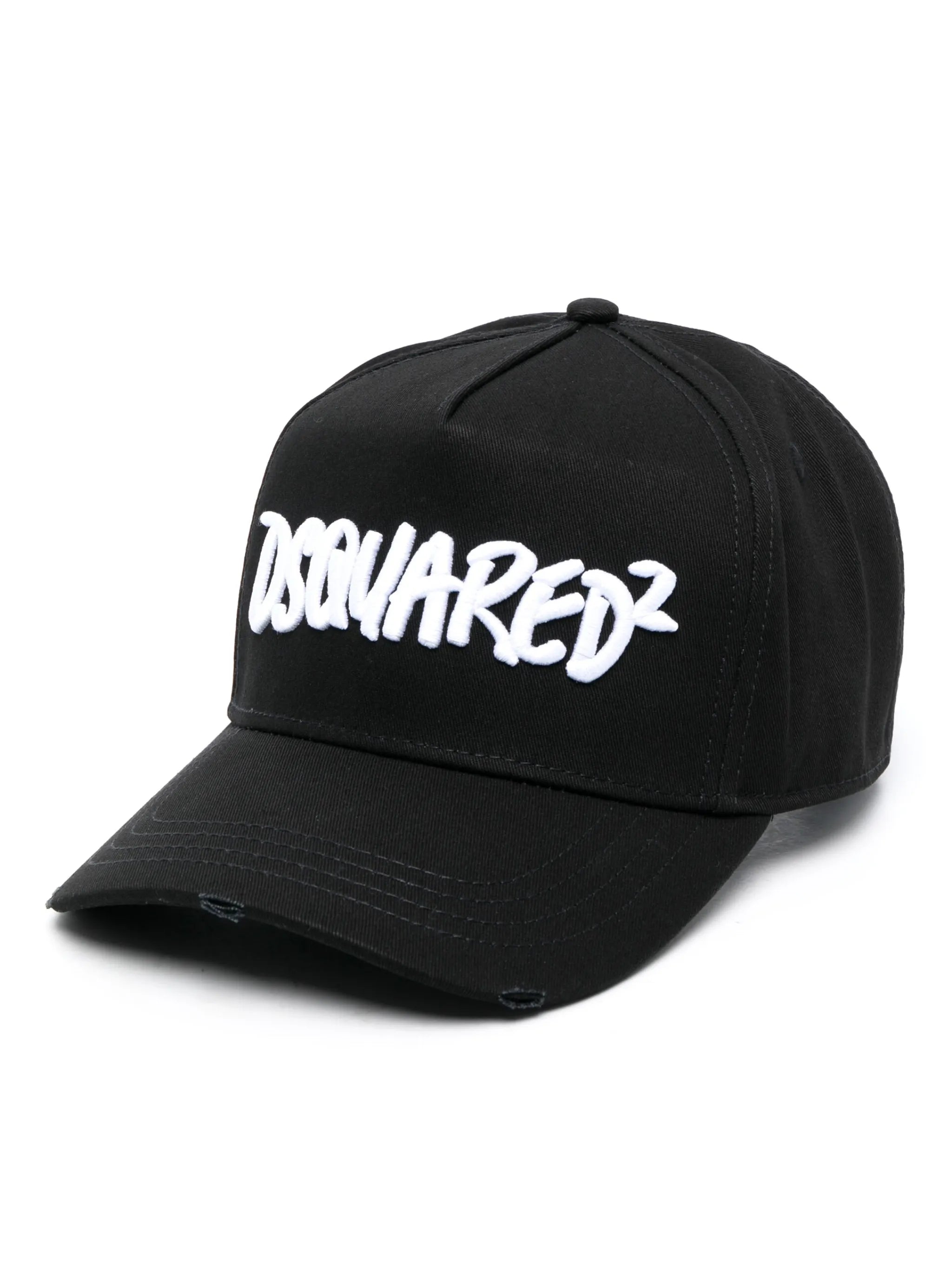 logo-embroidered cotton cap