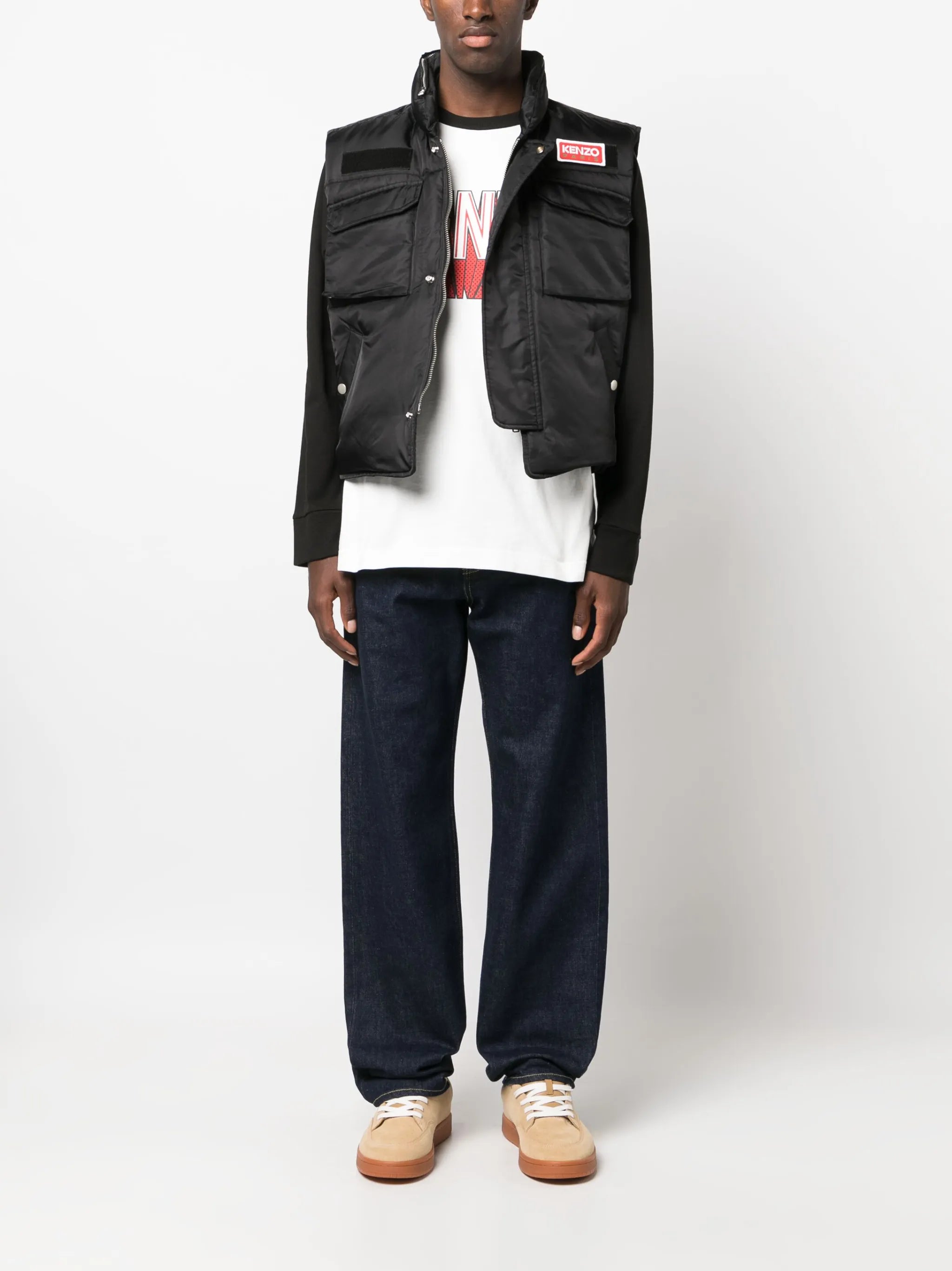 Asagao straight-leg jeans