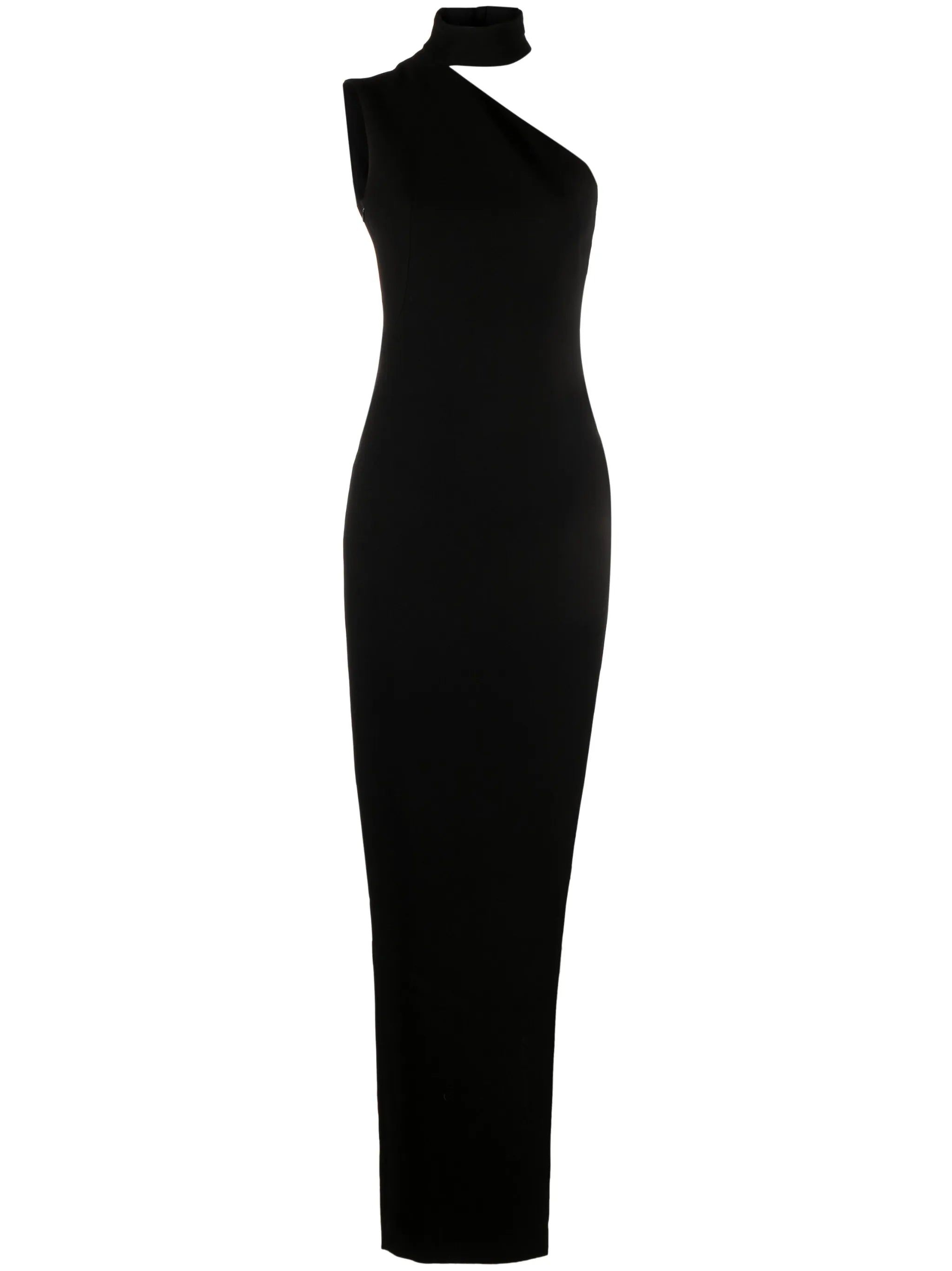one-shoulder maxi dress