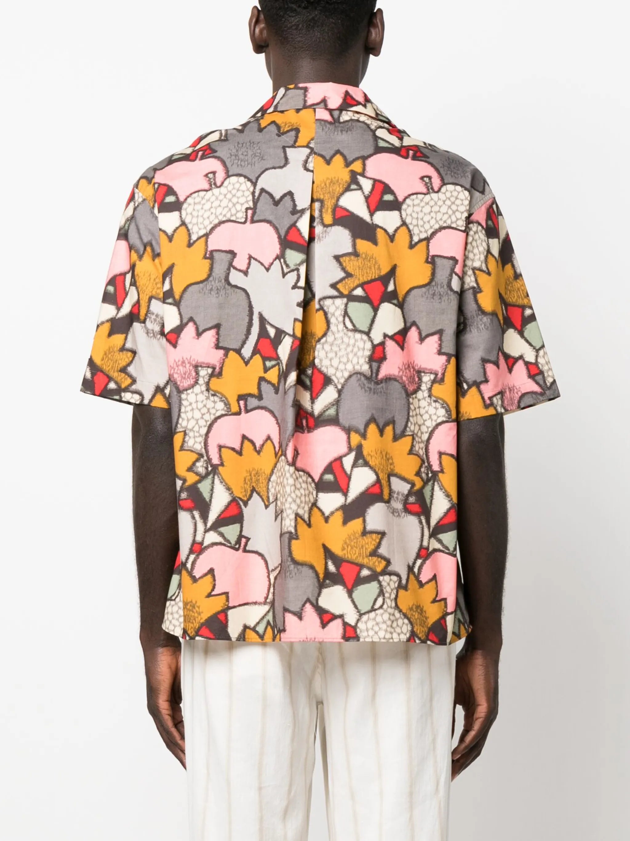 Kimono Camo button-up shirt